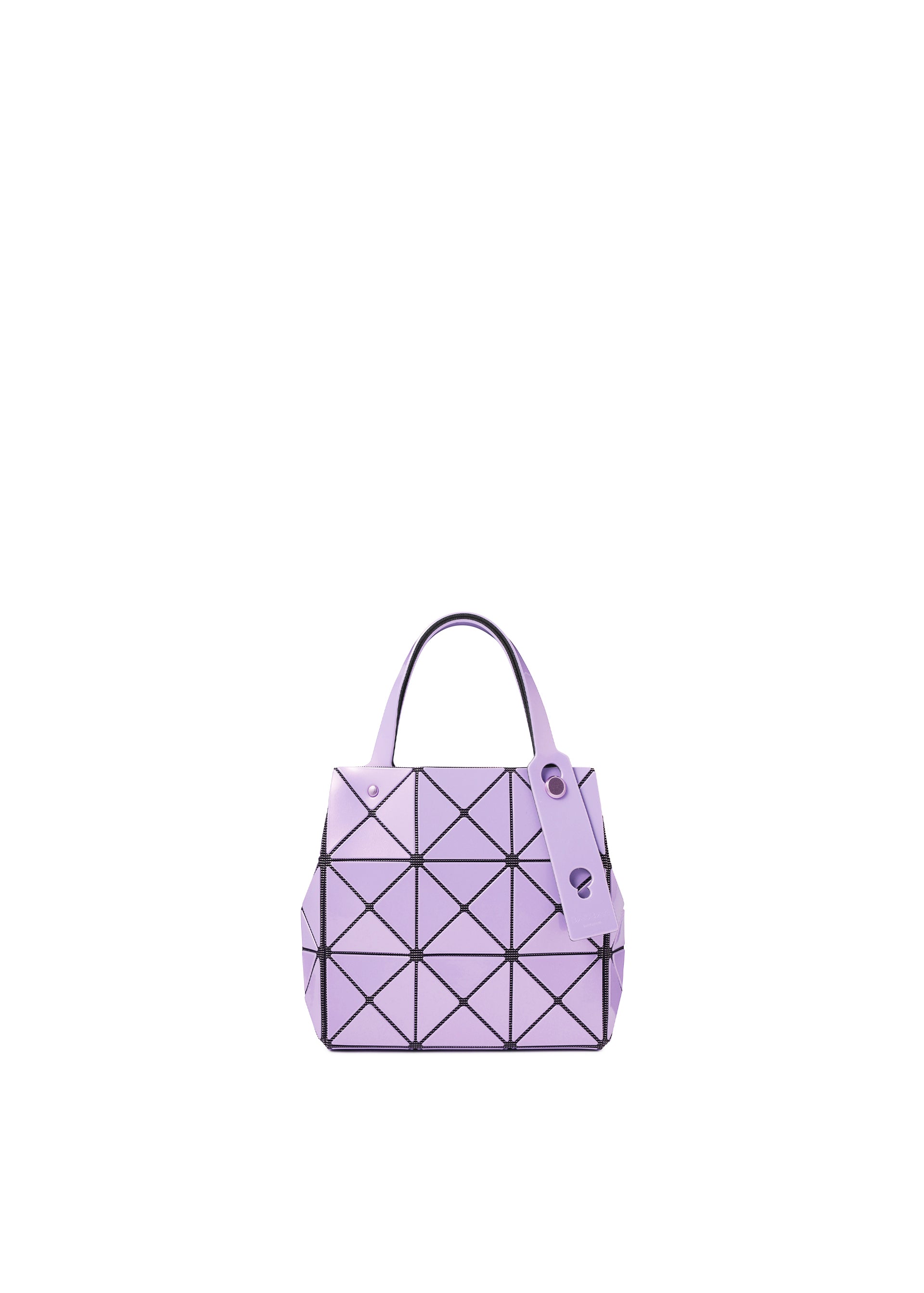 Issey Miyake Carat mini kabelka perleťově šedá