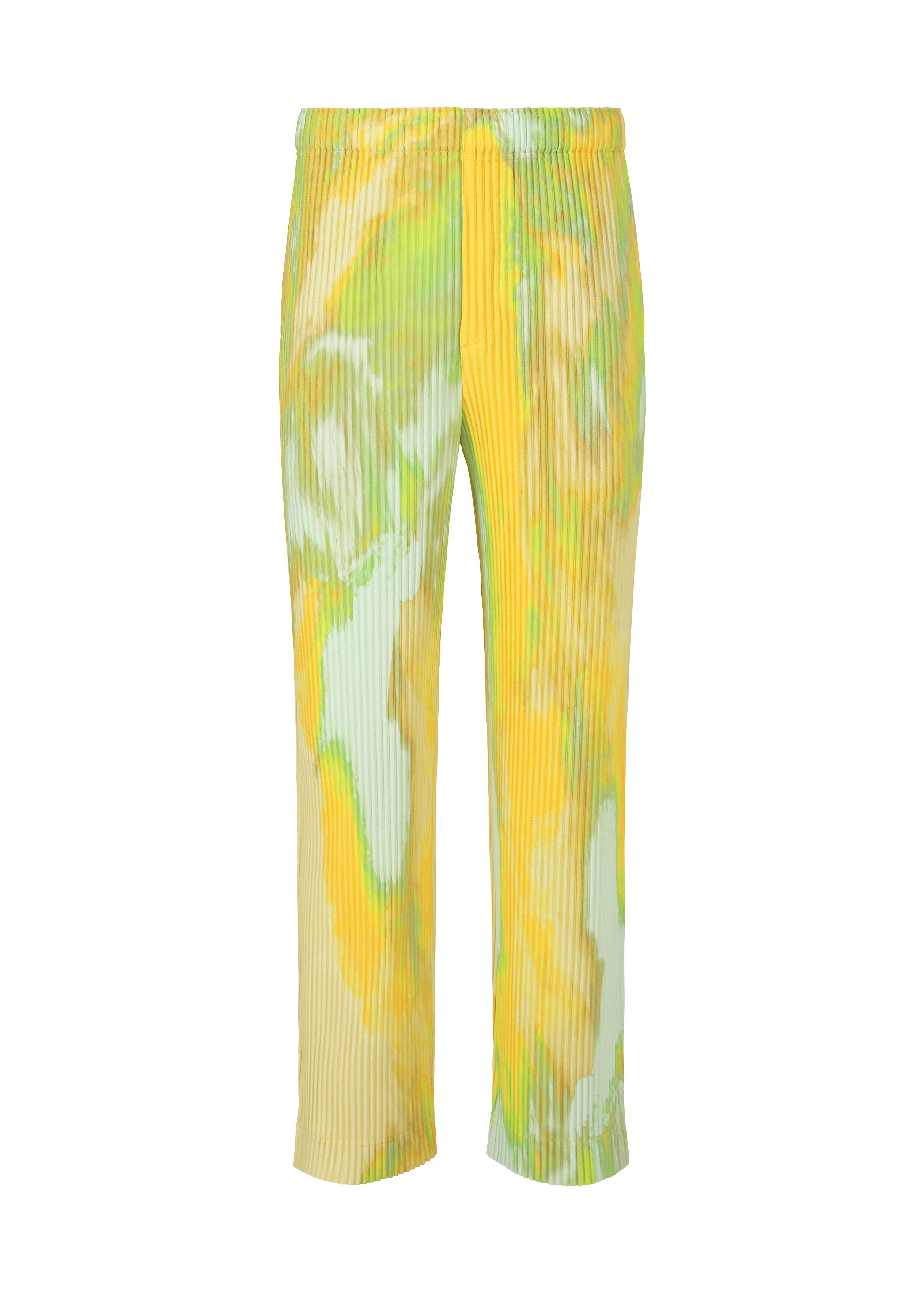 Issey Miyake Homme Plissé Agate kalhoty Orange Beige