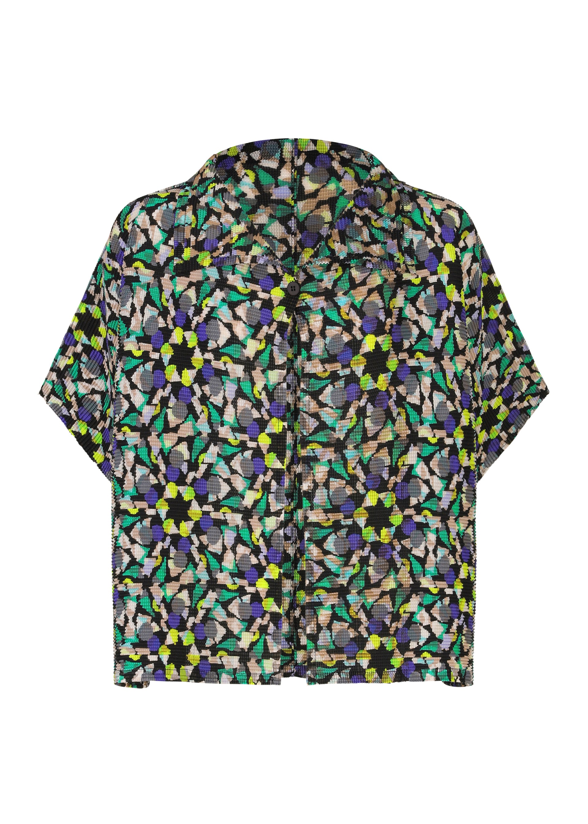 Issey Miyake Kaleidoscope kardigan černý plisovaný