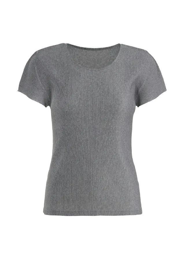 Issey Miyake Mist Basics top světle šedá, vel. 3
