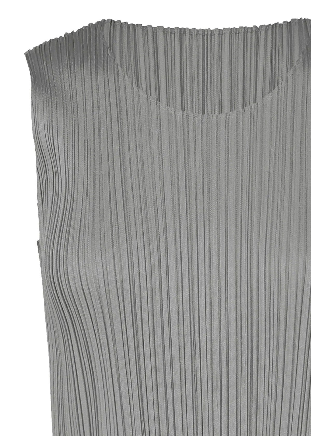 Issey Miyake Basics tílko light gray plisované