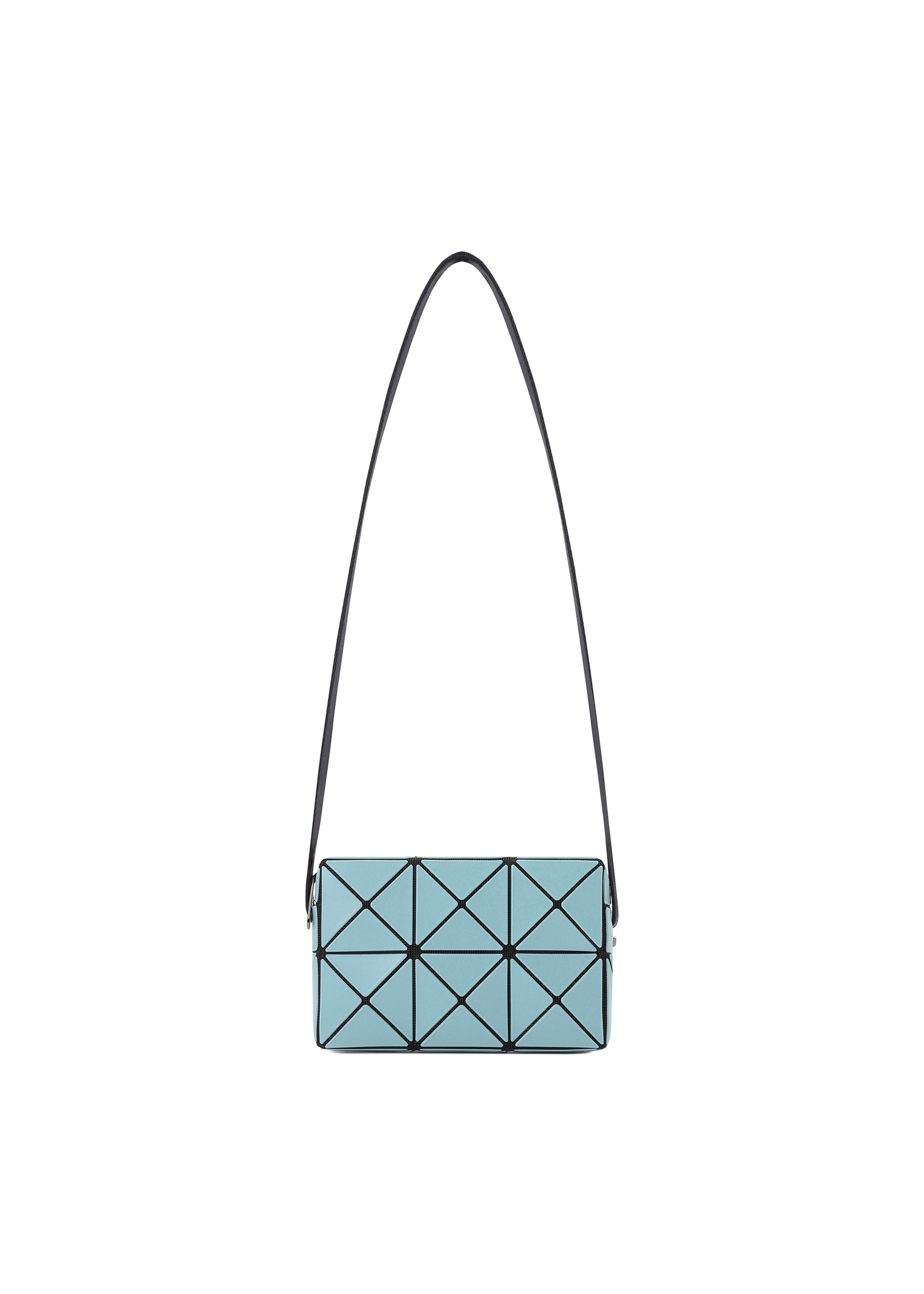 Issey Miyake Cuboid crossbody kabelka smetanová