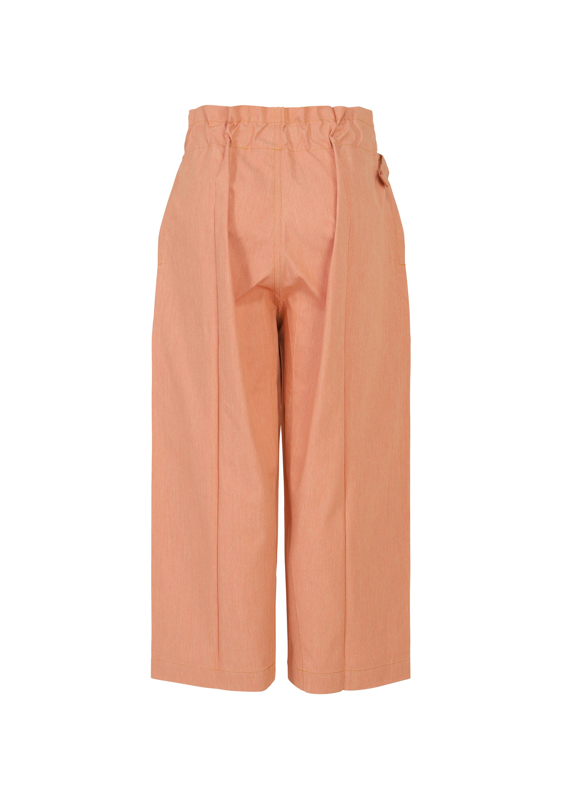 Issey Miyake Flat Denim Seasonal kalhoty salmon pink