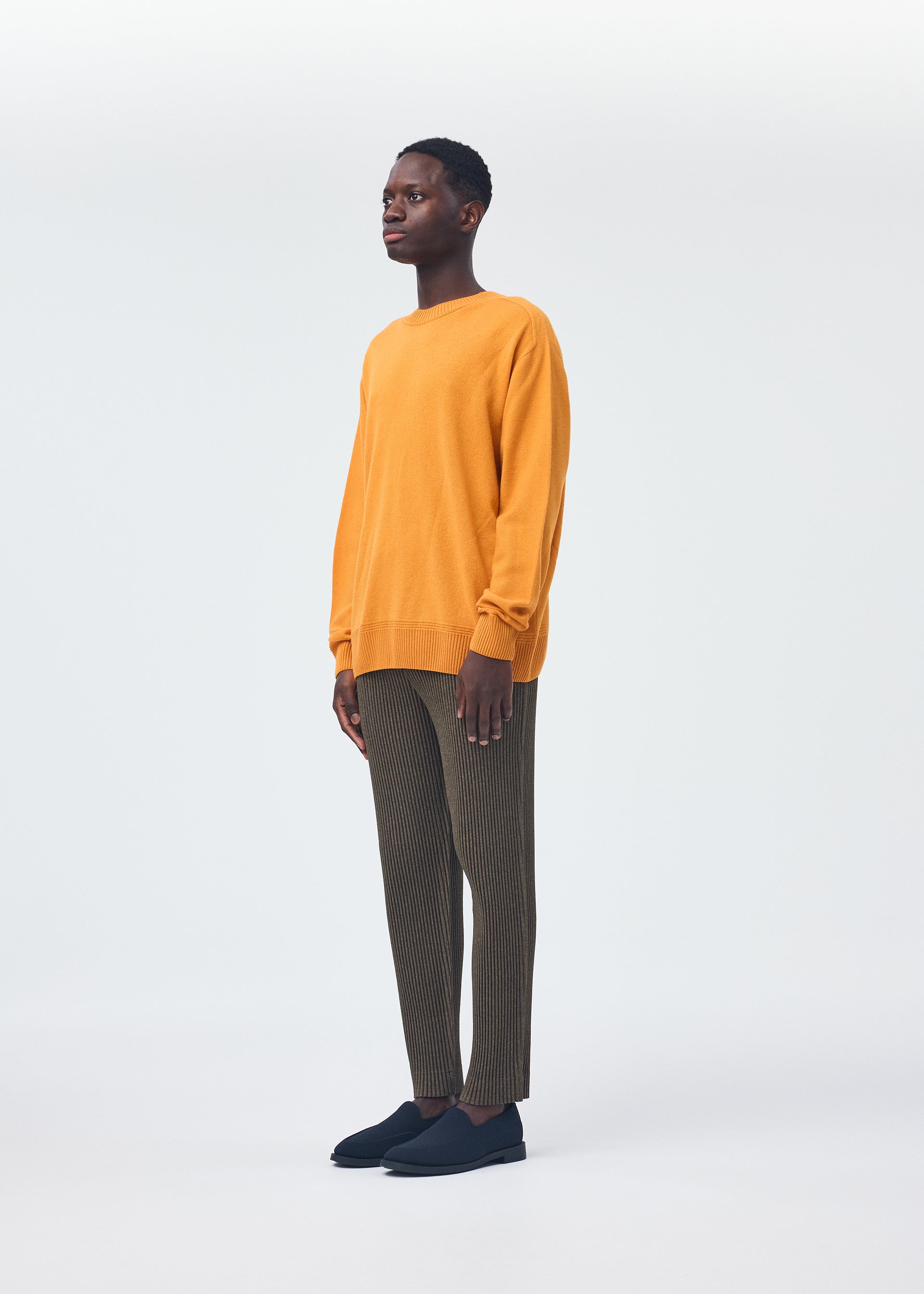 Issey Miyake Wool Like Light kalhoty šedé 1 polyester