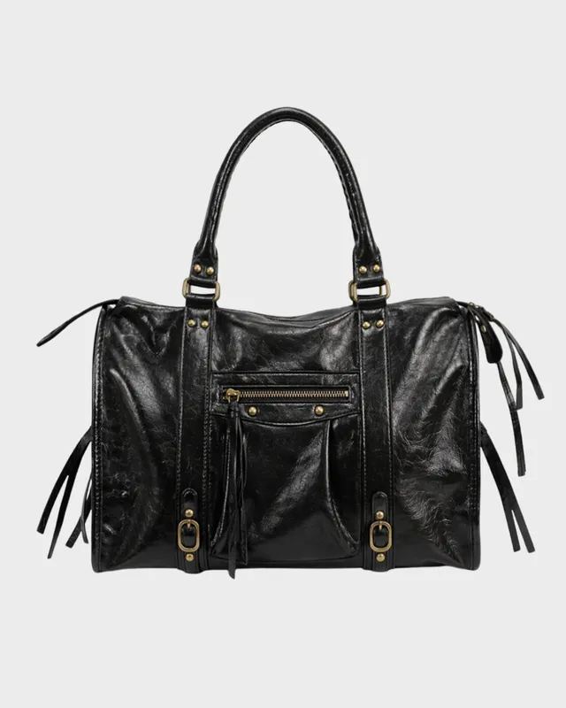 Norielle velka damska kabelka cabas cerna 40x34 cm
