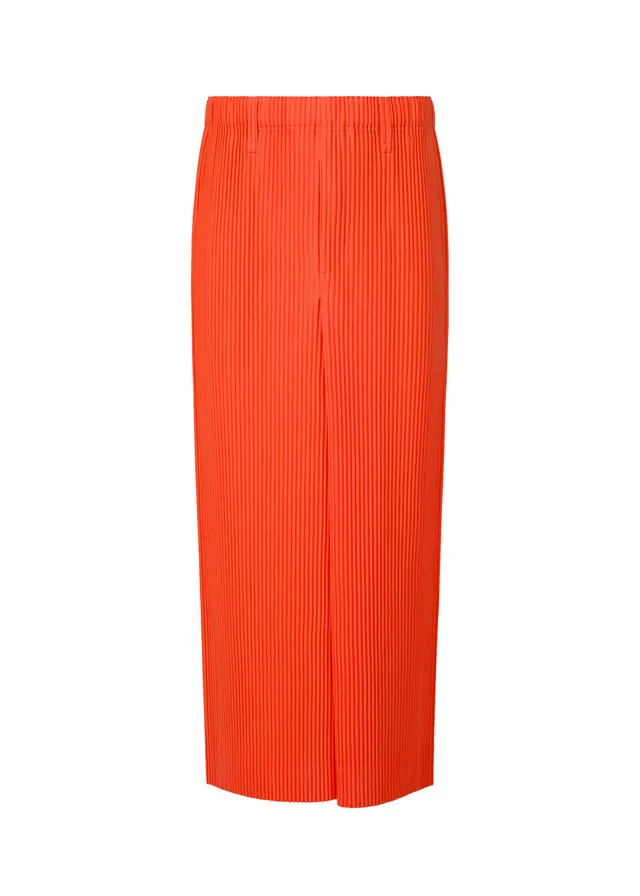 Issey Miyake Colorful Pleats Bottoms sukně oranžová 34 plisovaná