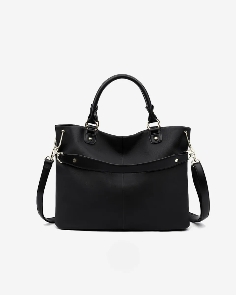 Norielle strukturovaná shopper kabelka černá