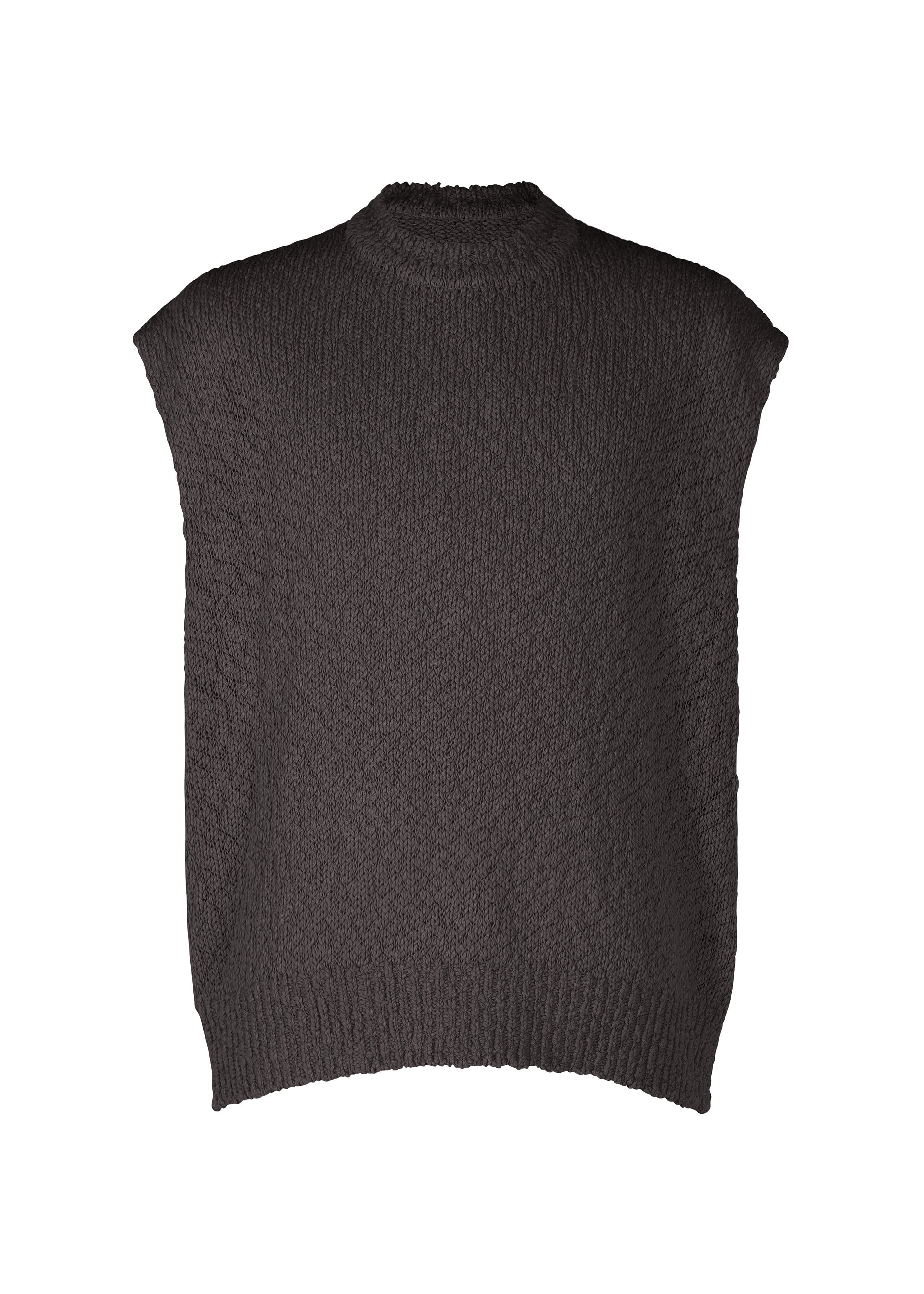 Issey Miyake Risotto Knit vesta oranžová bavlněná