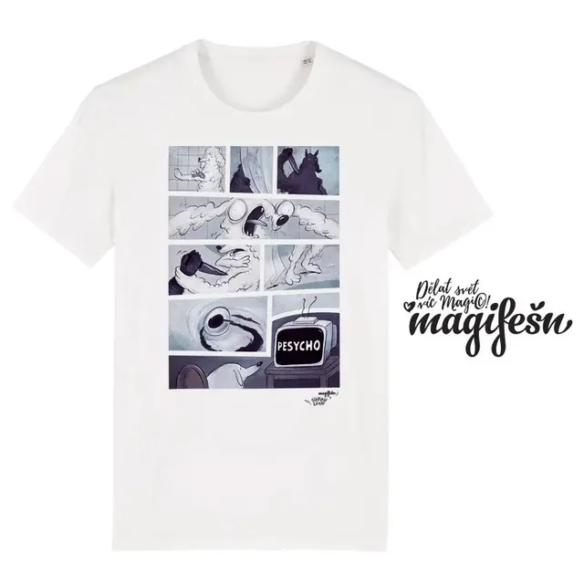 Magifešn XY P(e)SYCHO unisex tričko biobavlna