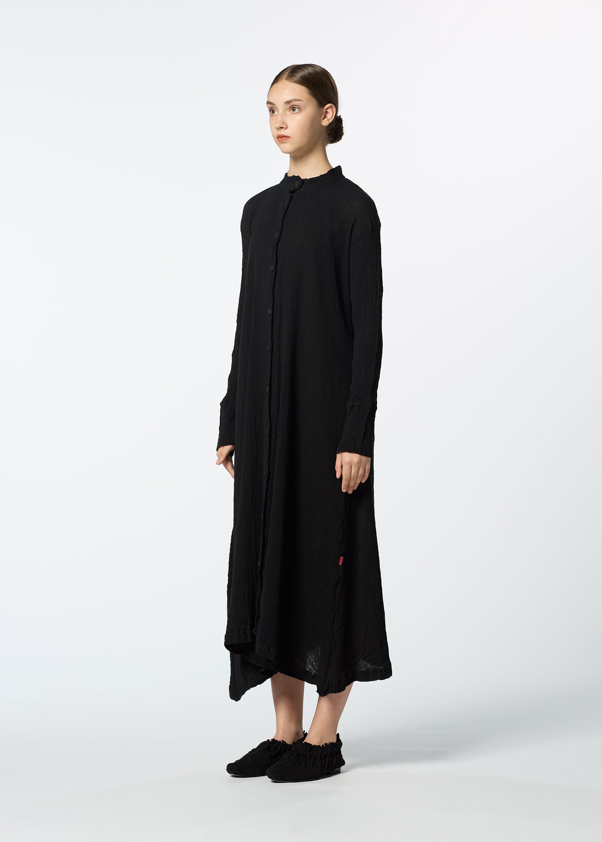 Issey Miyake Kyo Chijimi Basic šaty bílé vel. 2 bavlněné