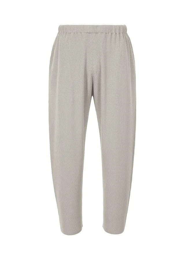 Issey Miyake Basic Knit pánské kalhoty gray rové vel. 1