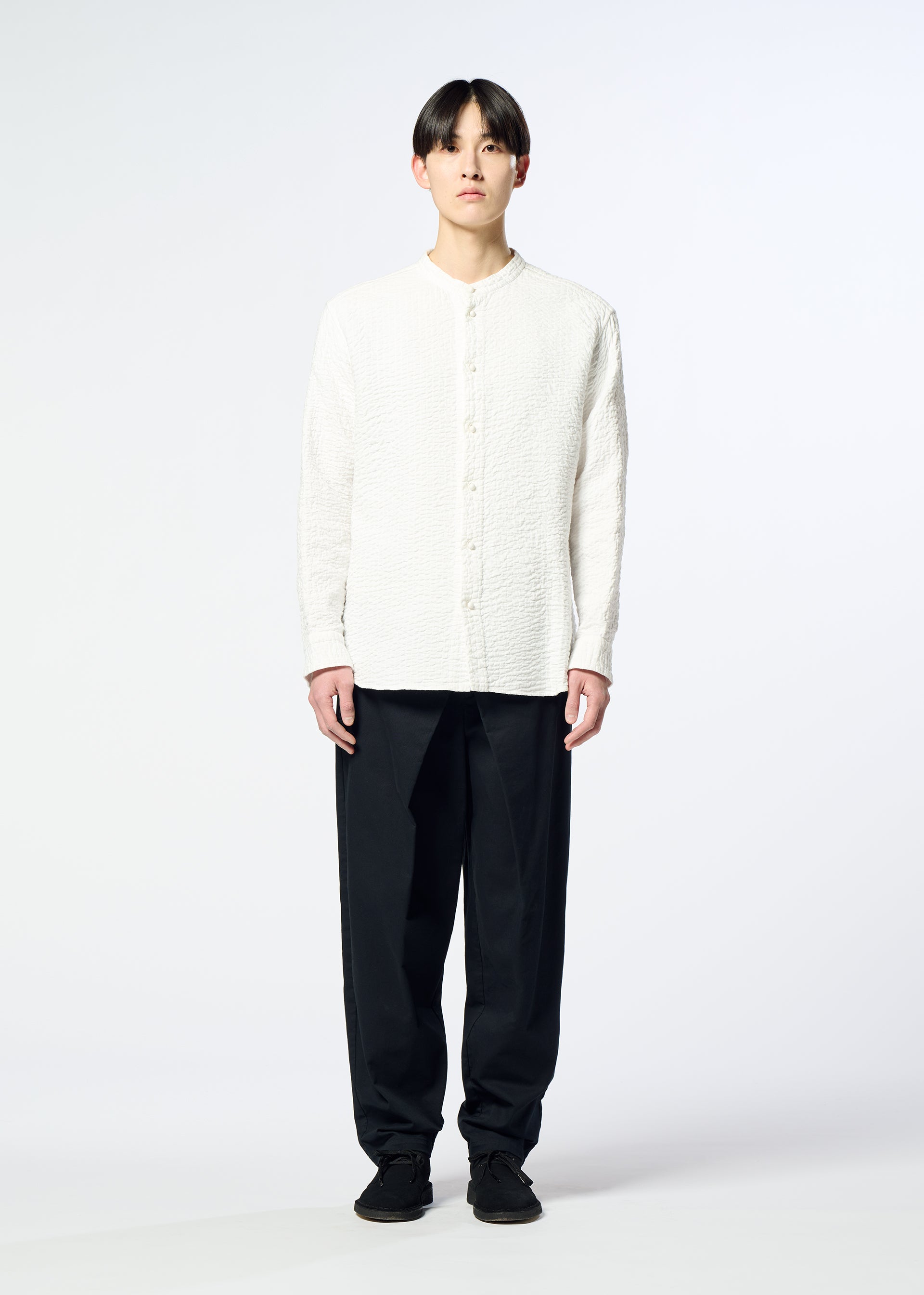 Issey Miyake HaaT Kabira košile bílá gázová