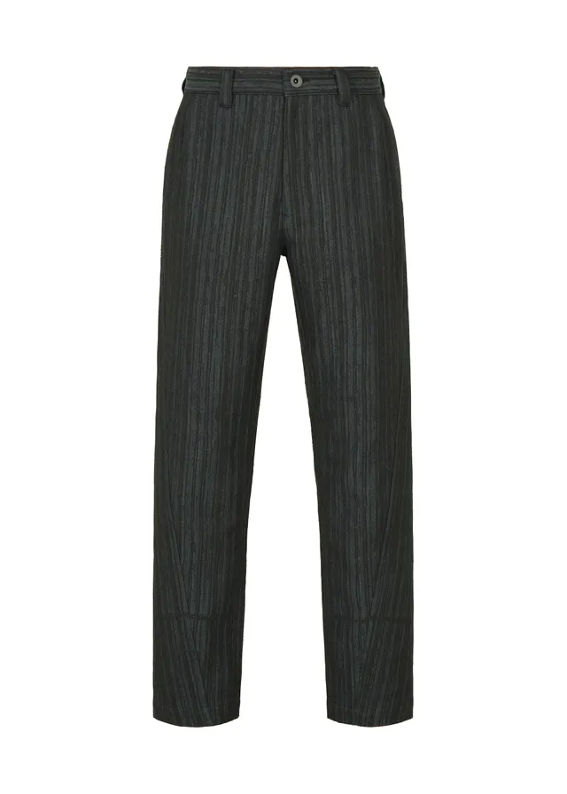 Issey Miyake Curviness kalhoty charcoal gray vel. 2 len