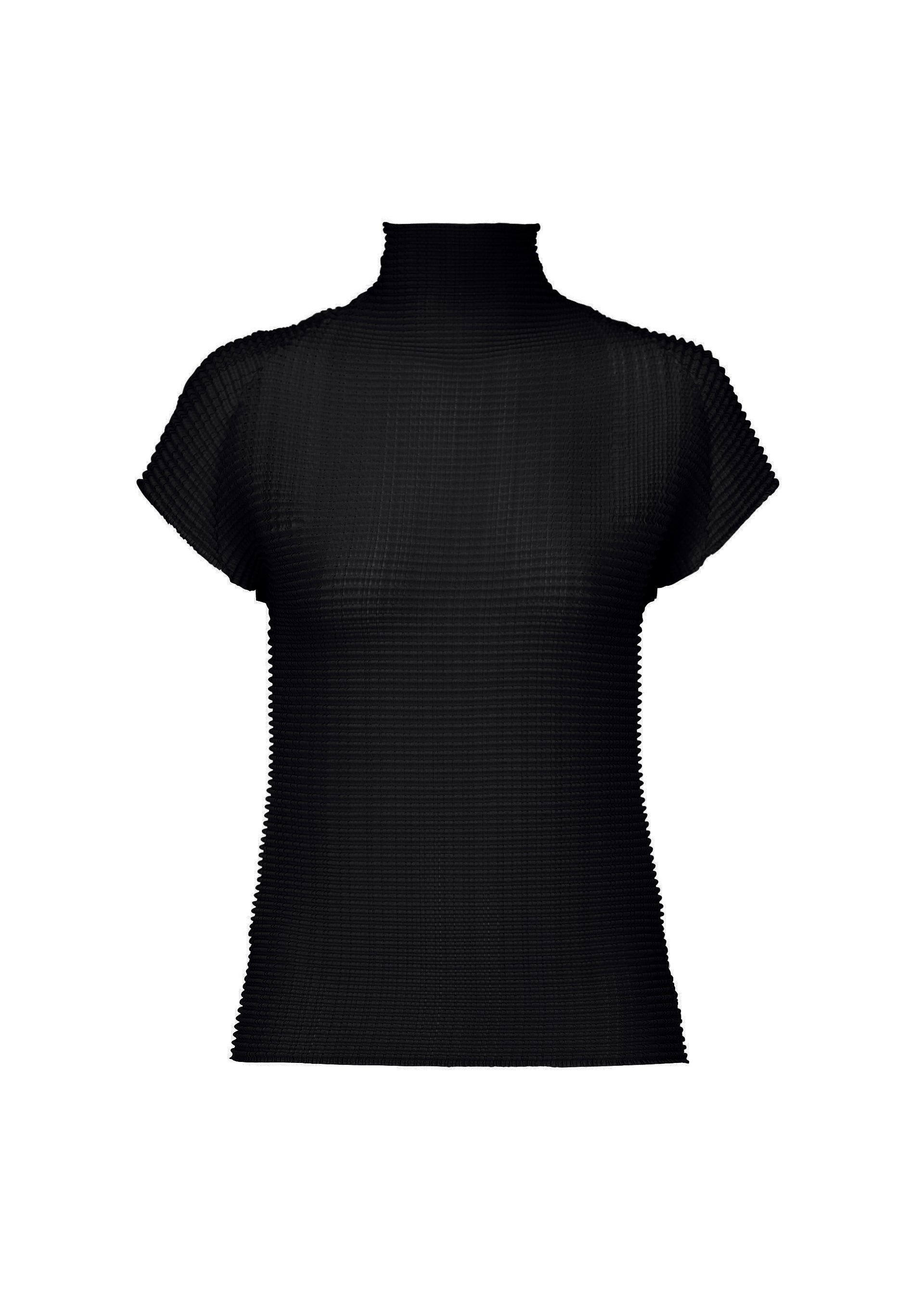 Issey Miyake Wooly Pleats BK/WT-68 top černý vel. 2