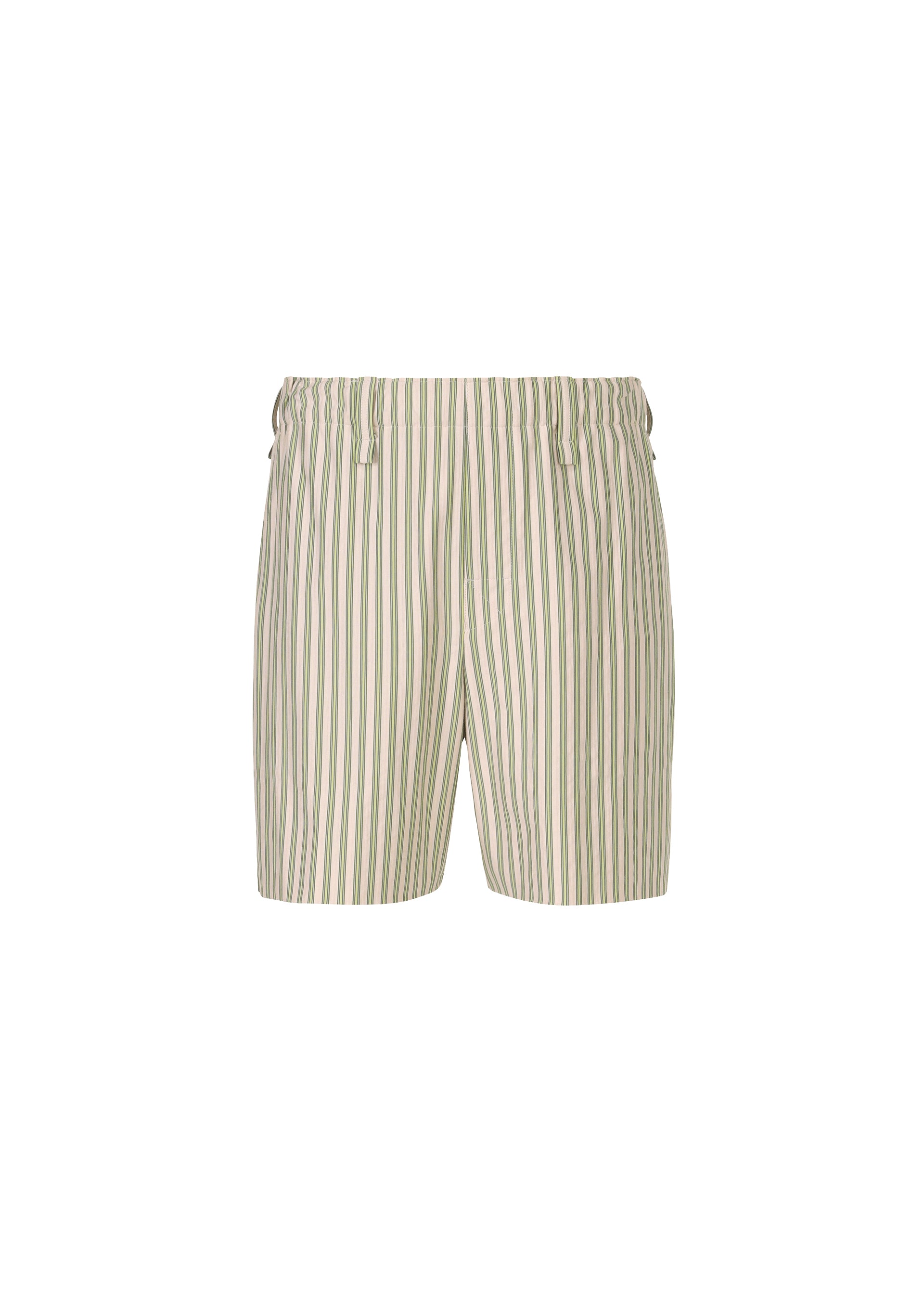 Homme Plissé Issey Miyake Stripe Jersey kraťasy hnědé