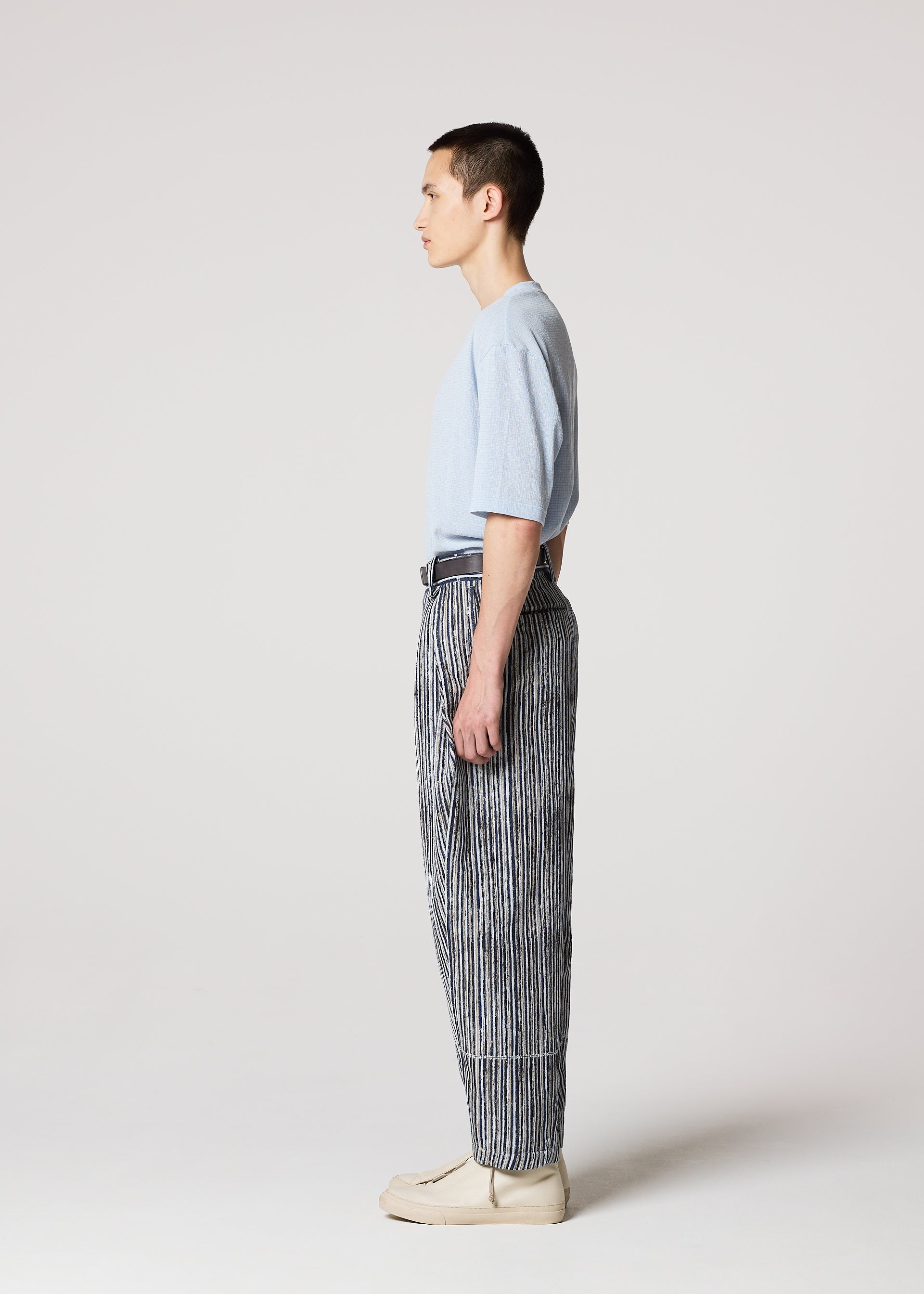 Issey Miyake Curviness kalhoty Light Blue vel. 2