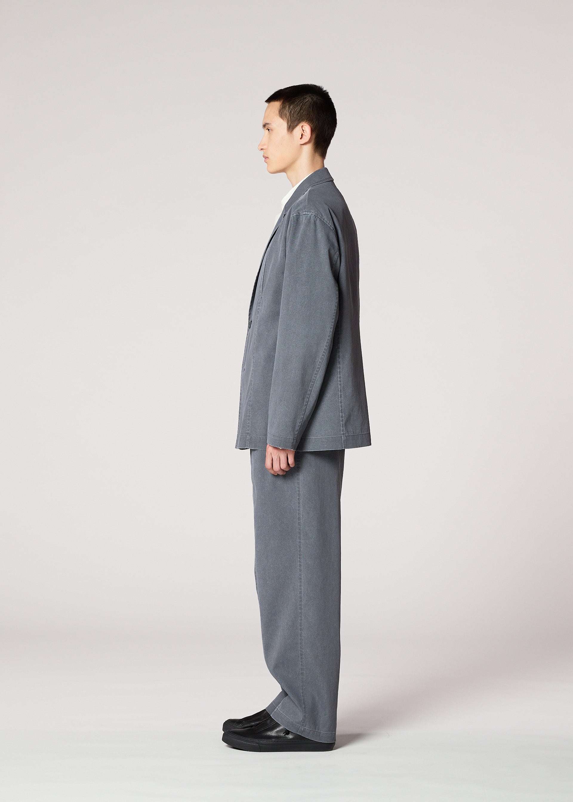 Issey Miyake Air Wash pánské kalhoty šedá vel. 2 leh仍
