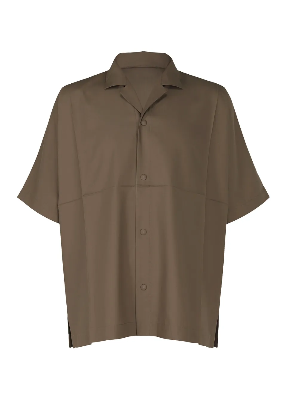 Issey Miyake IM Men Compact Shirt košile khaki skládací