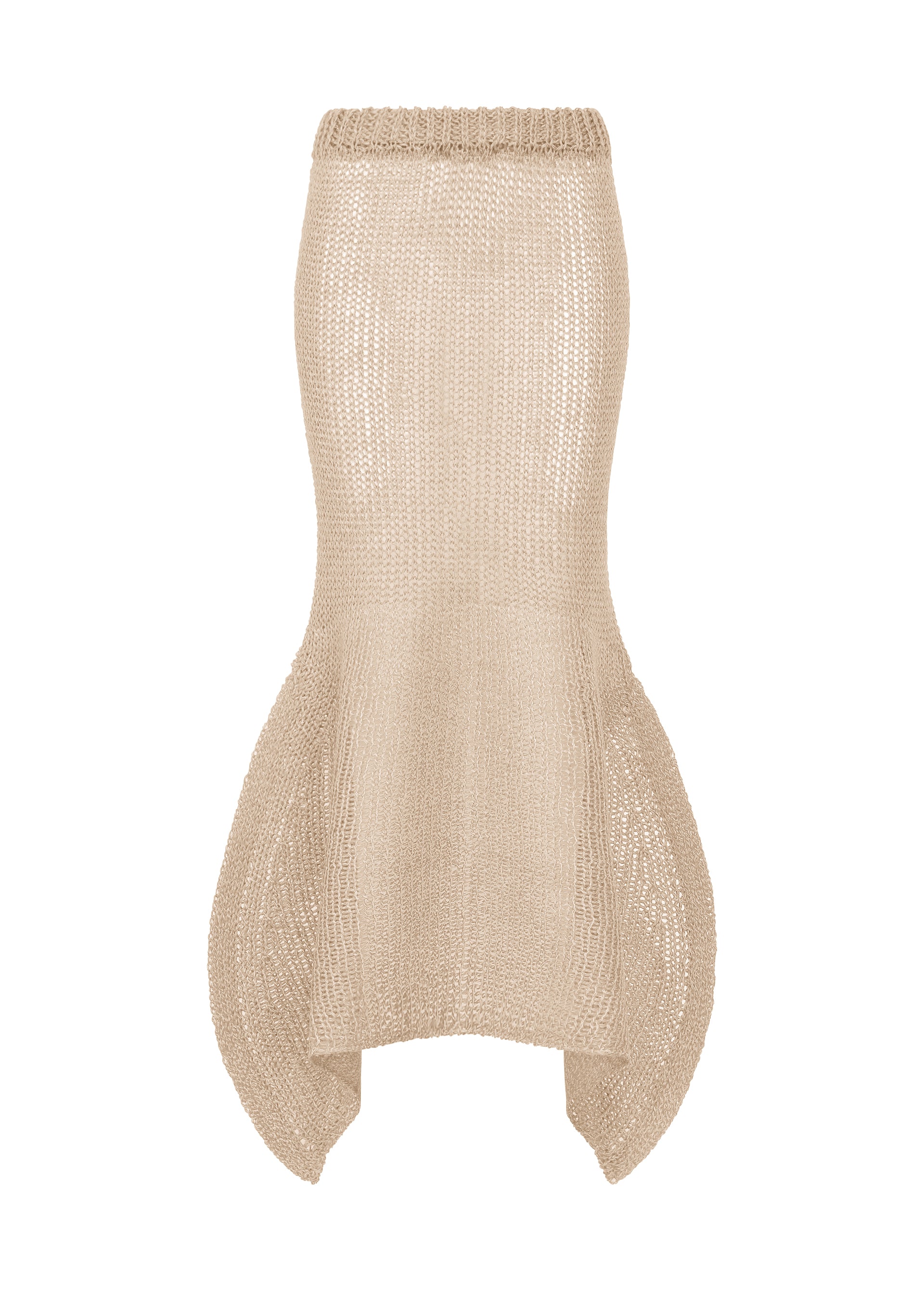Issey Miyake Panini Pulled sukně pink lisovaná