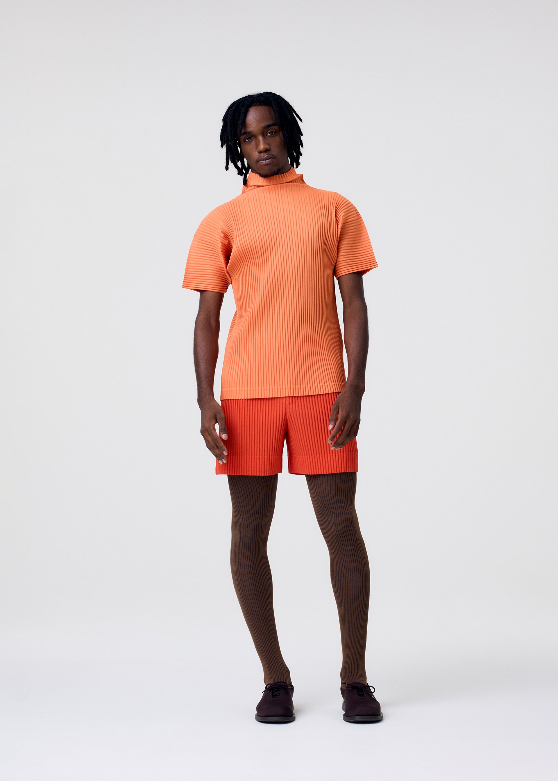 Issey Miyake Homme Plissé Agave Mesh triko černé vel. 3