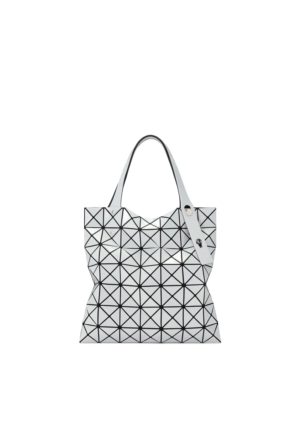 Issey Miyake Prism Gloss tote taška misty gray lesklá