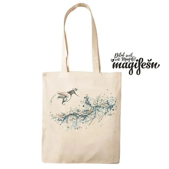 Magifešn FAIR TRADE Taška MEDIUM taška Kolibřík z recyklátu