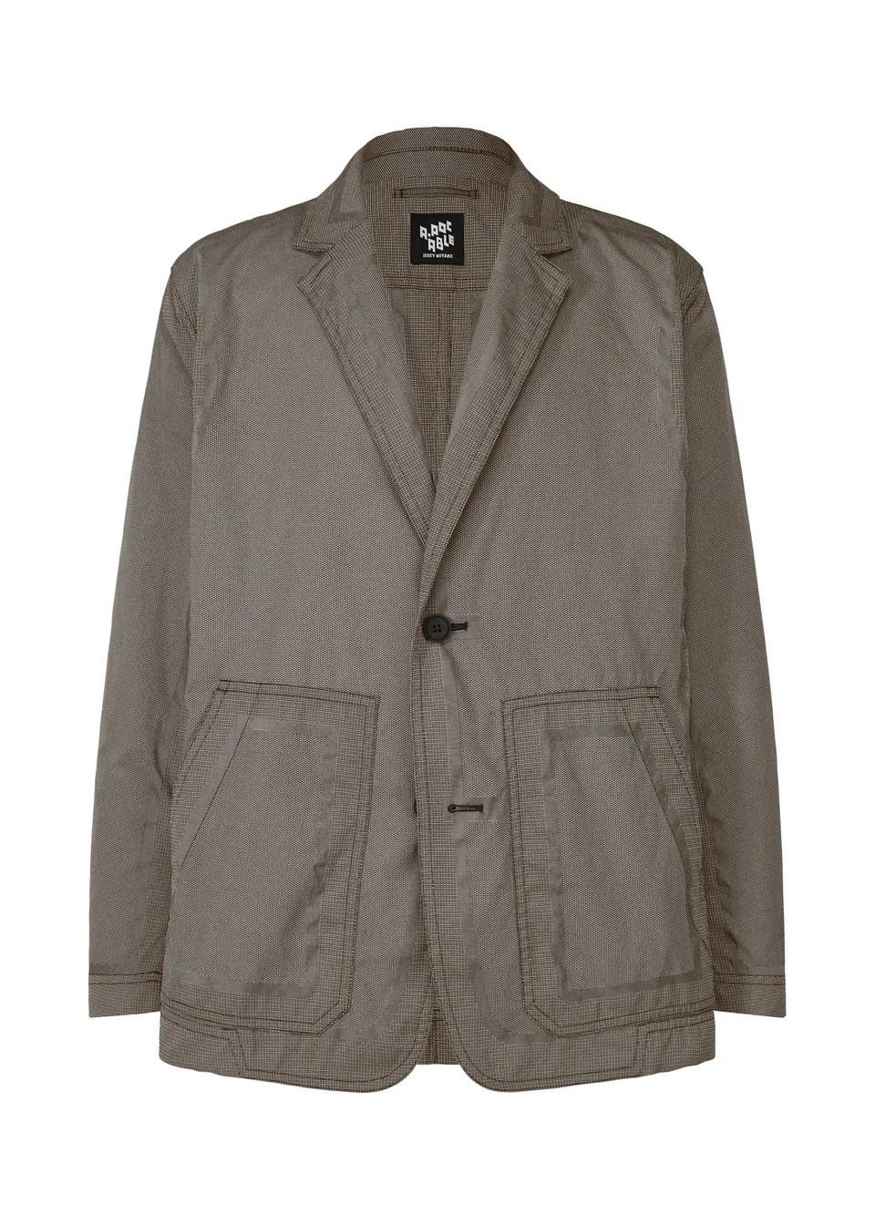 Issey Miyake Type-U 001 unisex bunda brown tvarovatelná