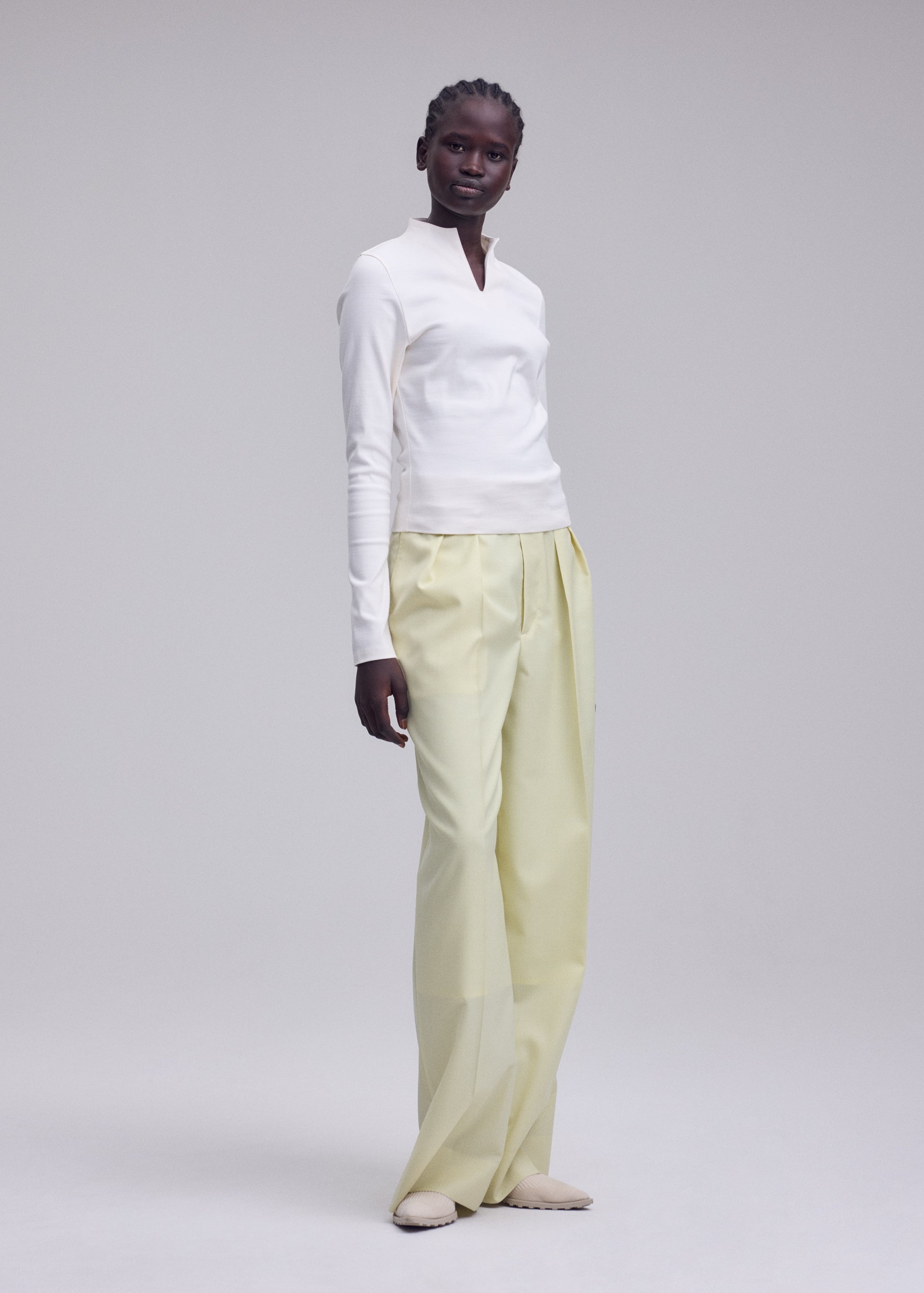 Issey Miyake Extension Cotton top bílý vel. 2