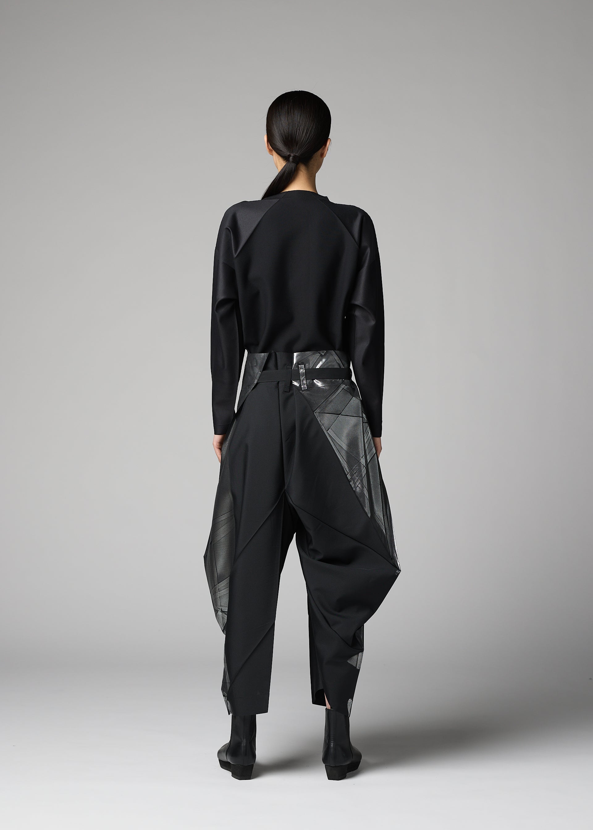 Issey Miyake 132 5. F-BT kalhoty Black Silver vel. 3 recyklované