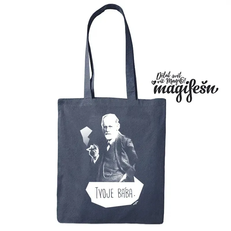 Magifešn Freud Medium taška bílá recyklovaná