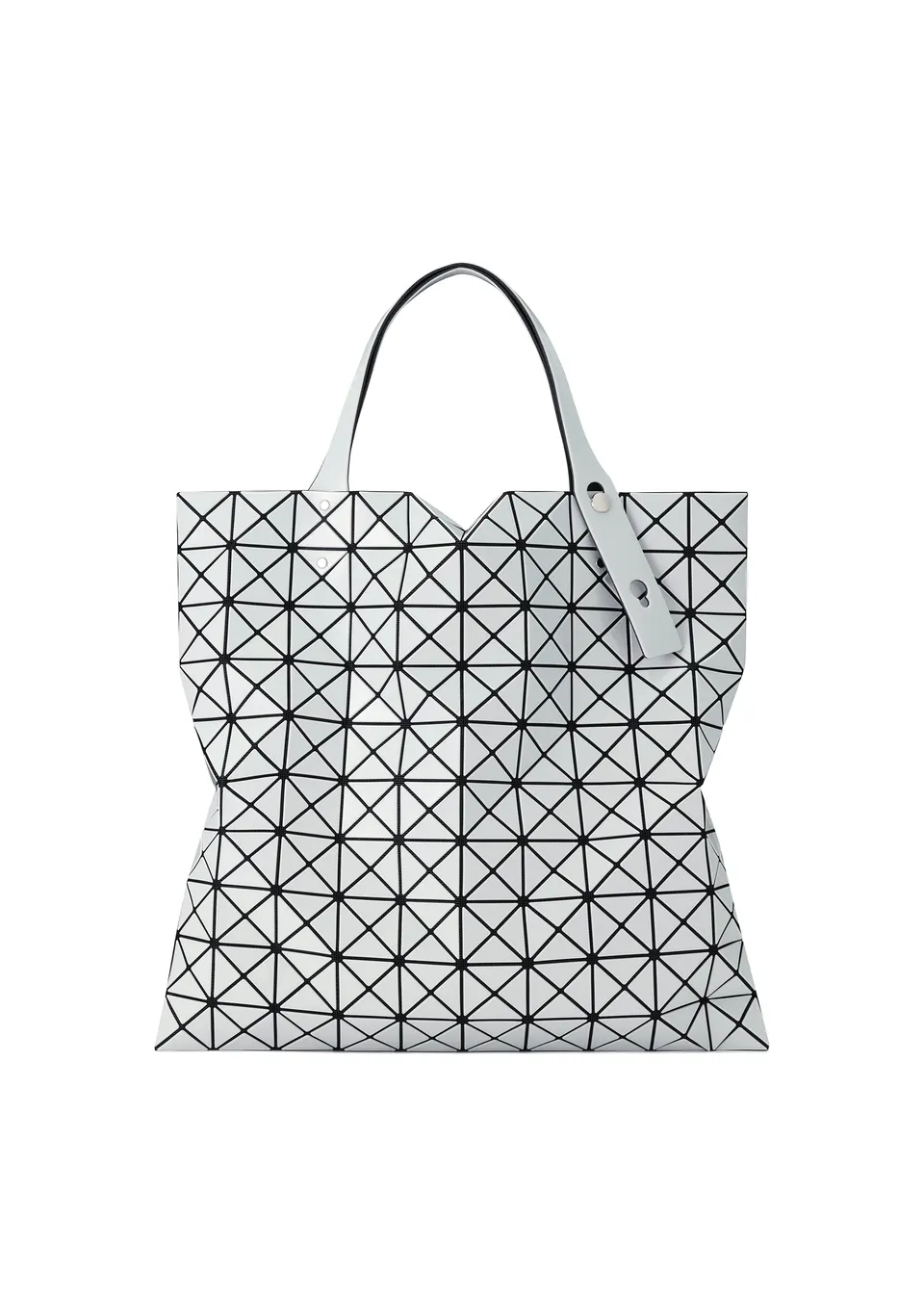 Issey Miyake Prism Gloss tote šedá lesklá na notebook
