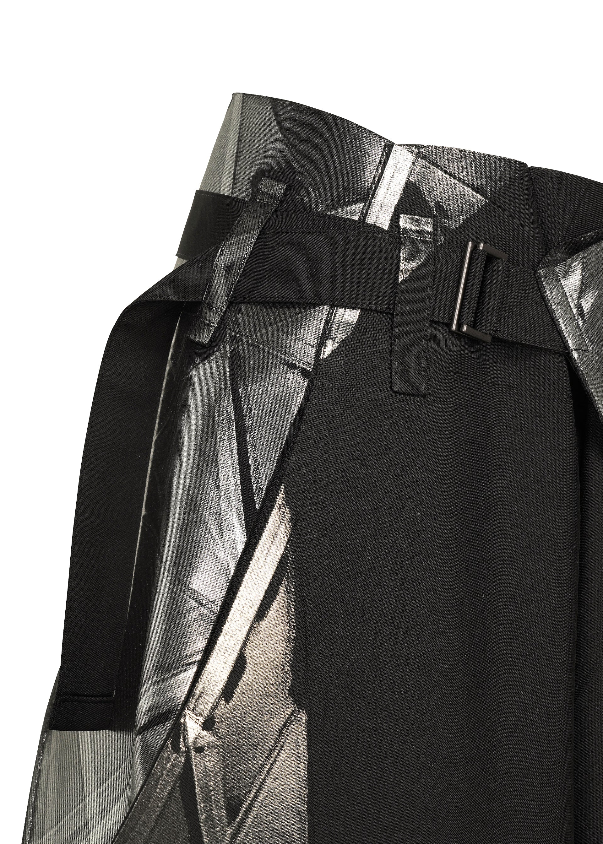 Issey Miyake 132 5. F-BT kalhoty Black Silver vel. 3 recyklované