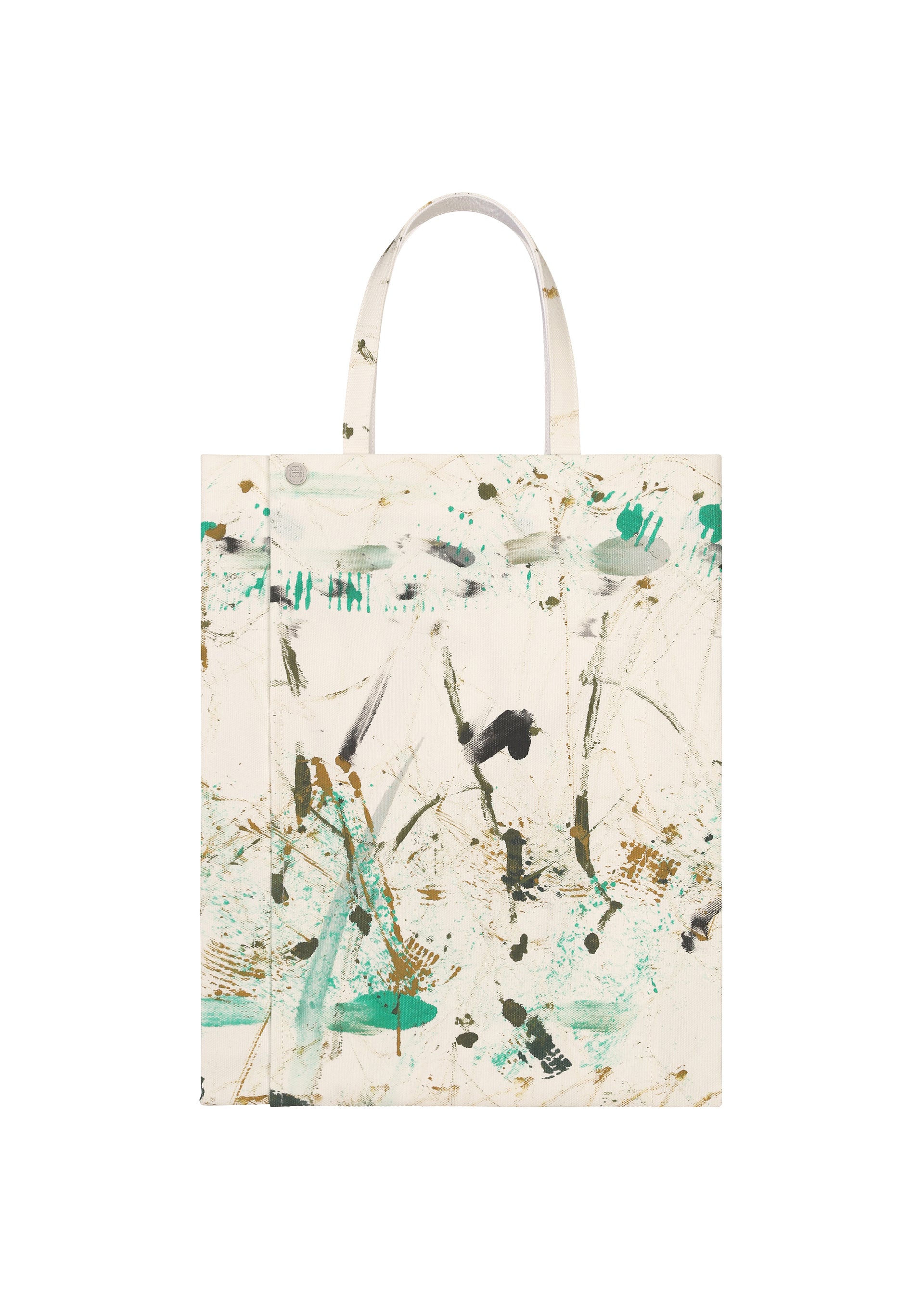 Issey Miyake Good Goods Good Printer’s Bag Ginza tote světle zelená