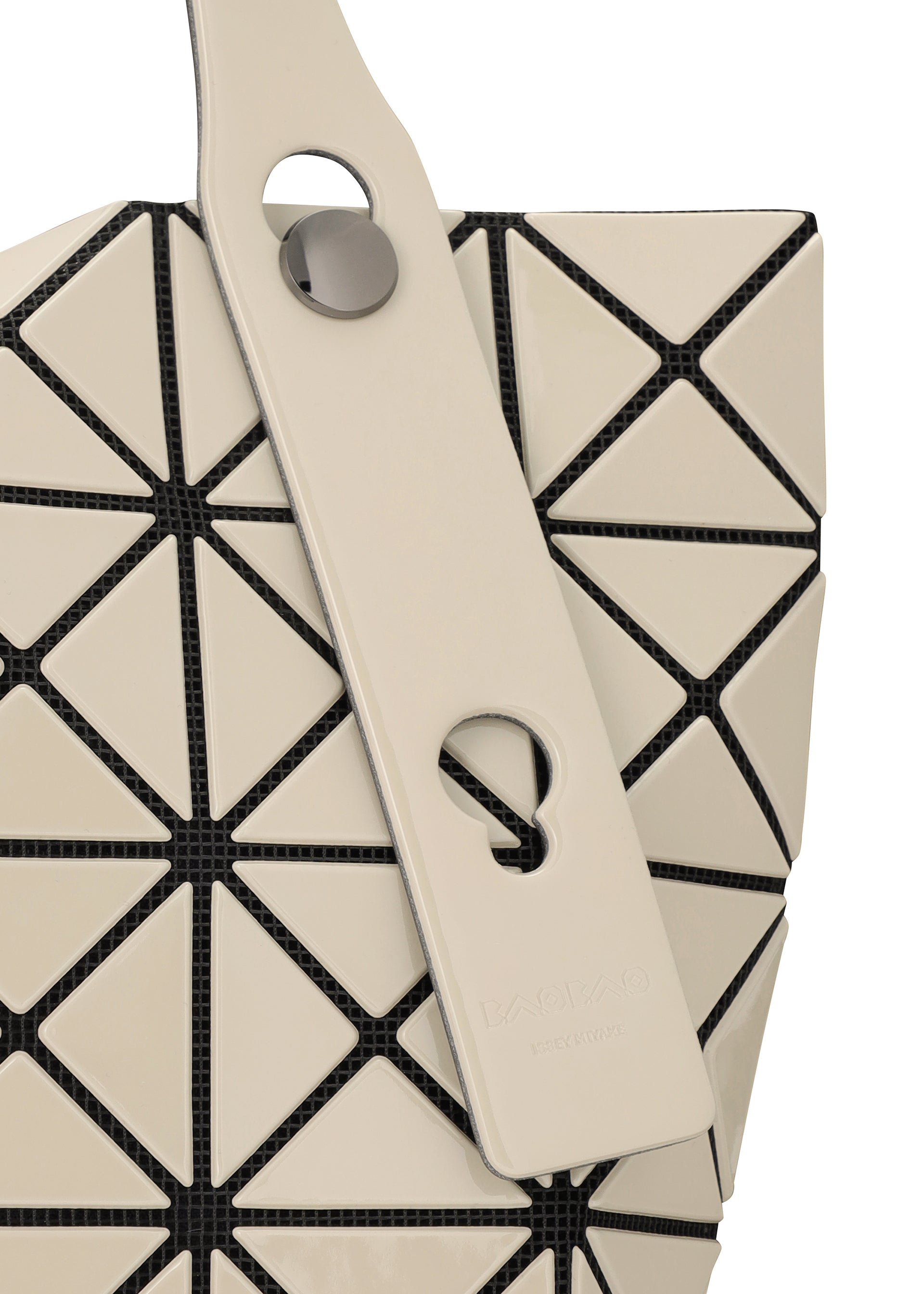 Issey Miyake Prism Bi-Color tote šedá černá kabelka
