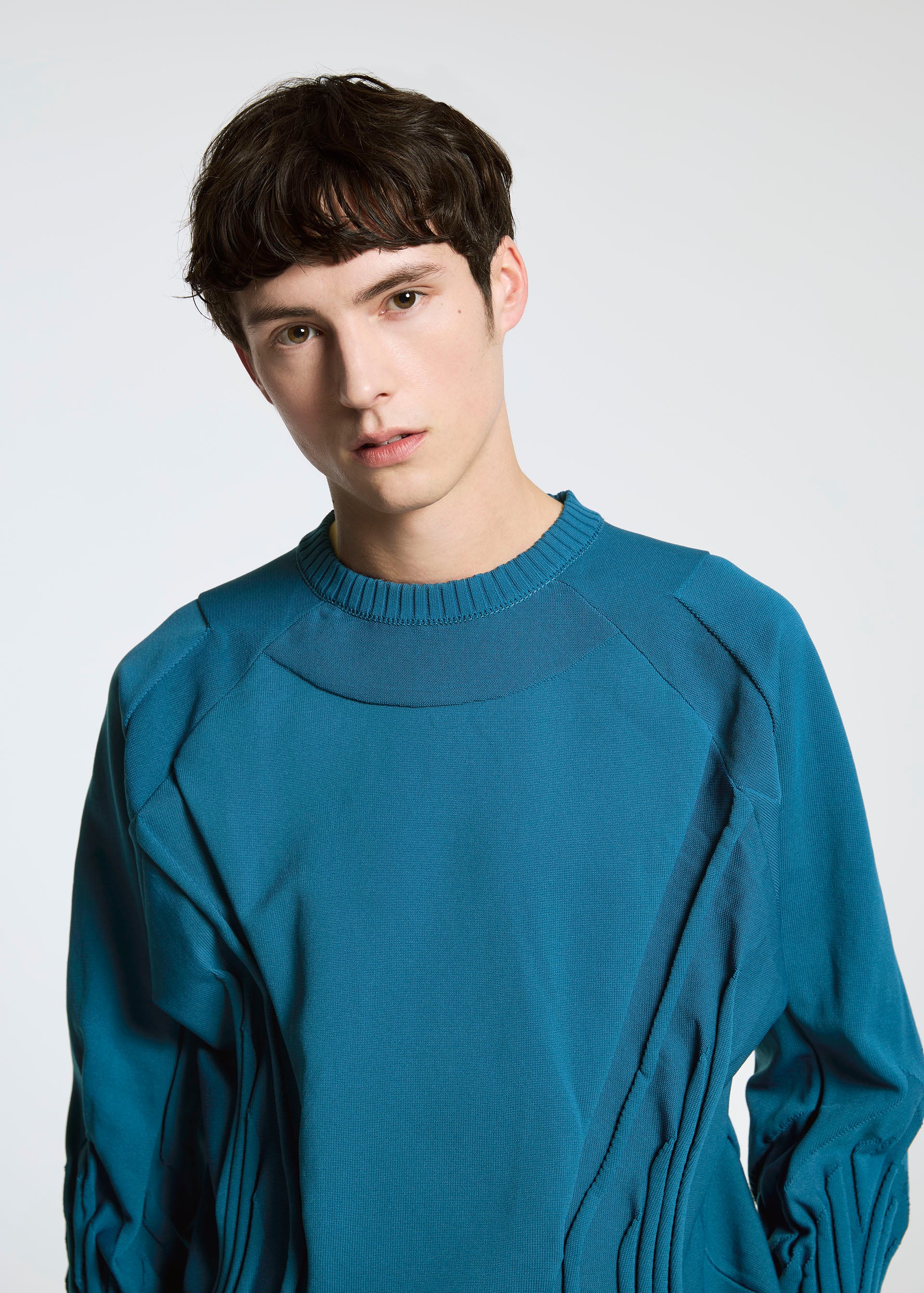 Issey Miyake Type-K 001 svetr dark yellow strečový