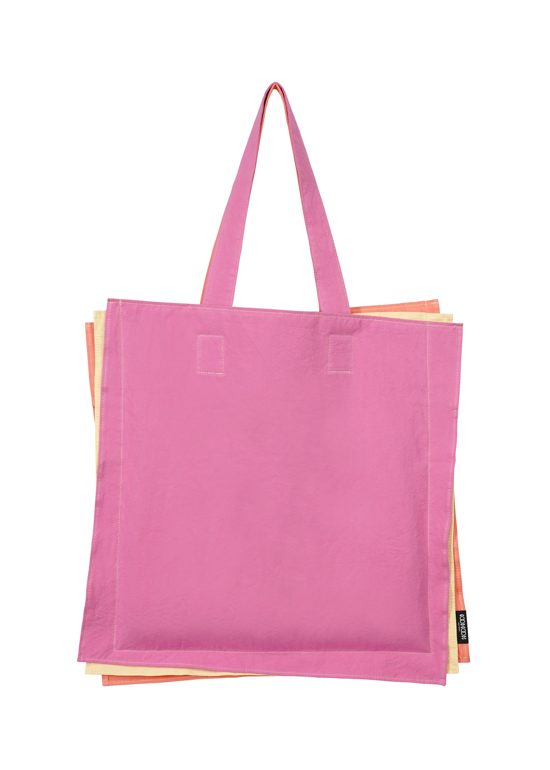 Issey Miyake Irogami tote taška White Mix bavlněná