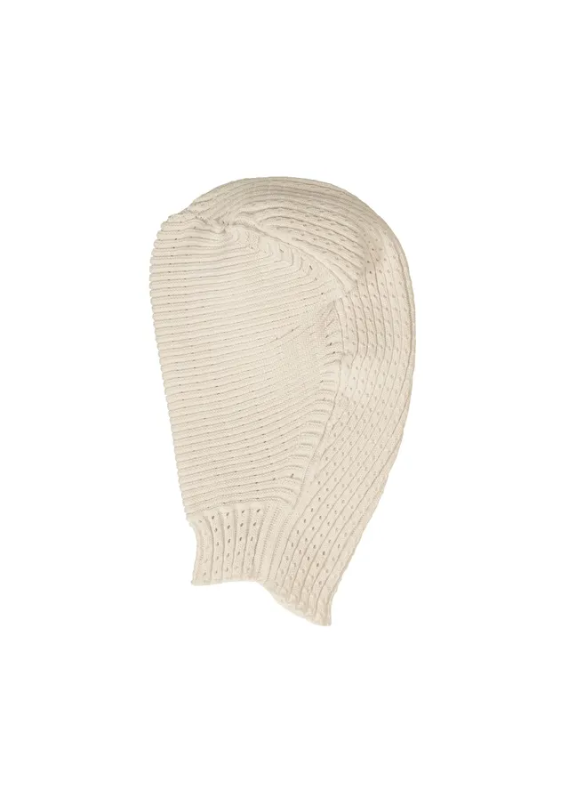 Issey Miyake Found Stone Beanie čepice černá