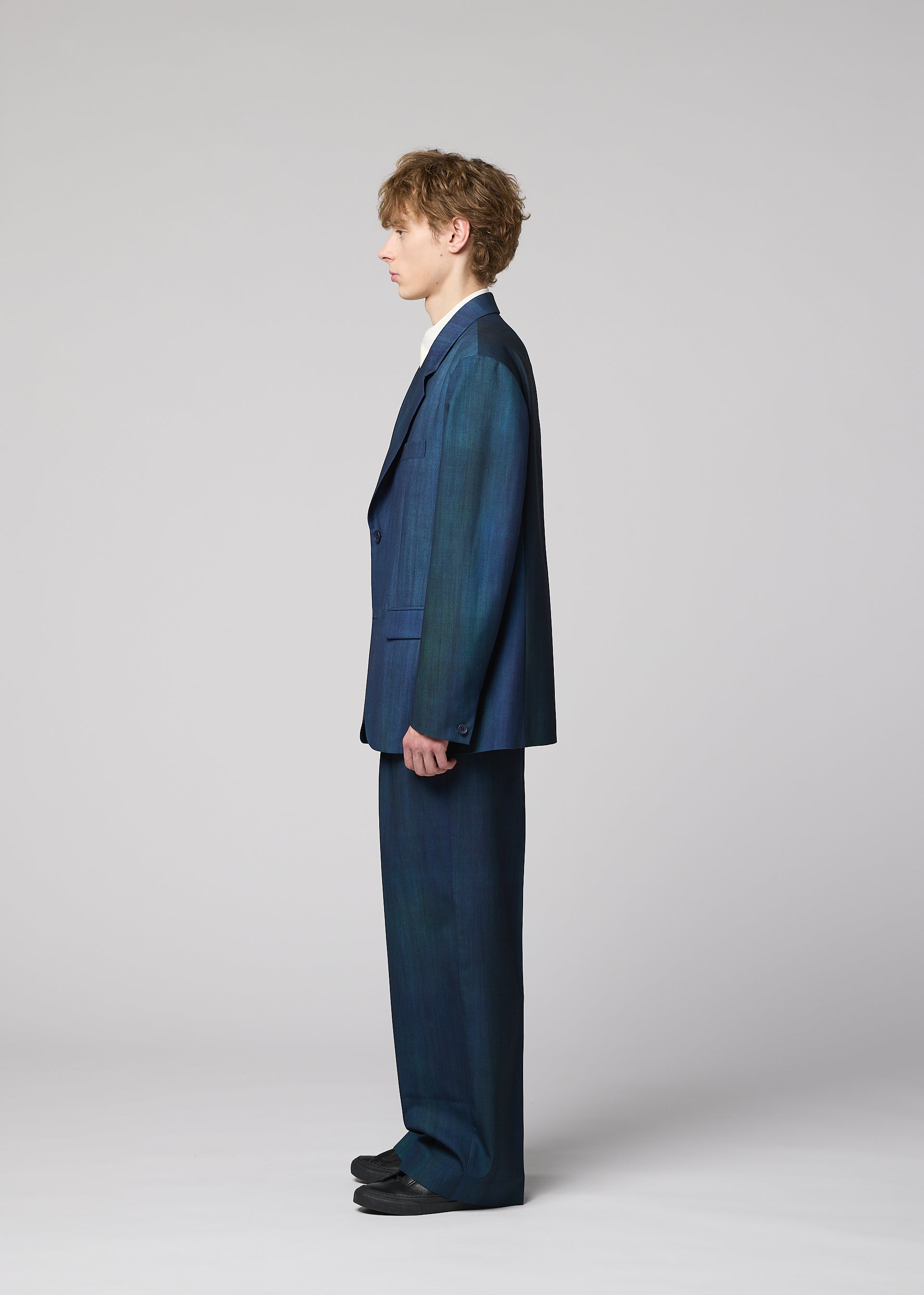 Issey Miyake Gradation Wool pánská bunda černá