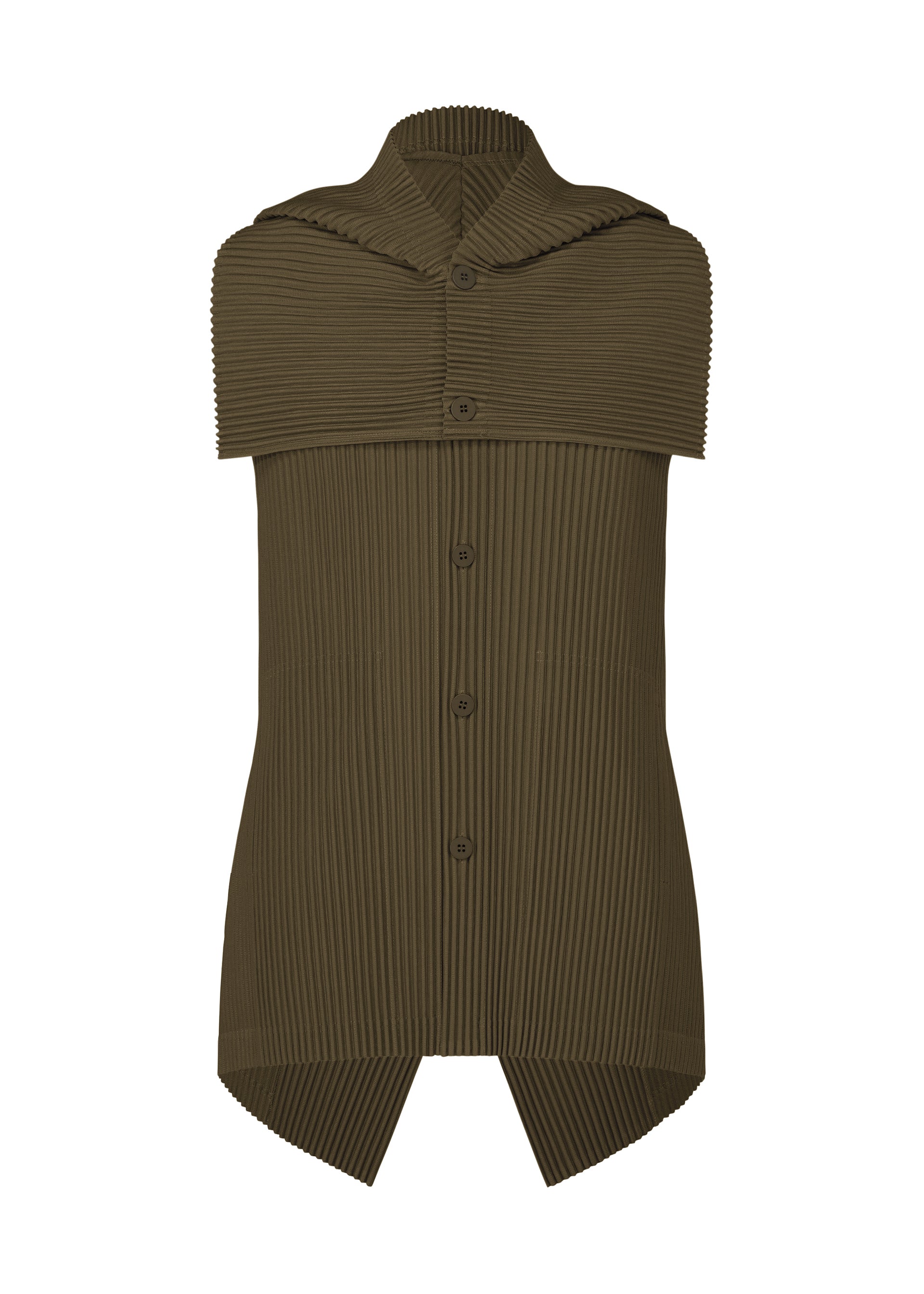 Issey Miyake Tailored Pleats 3 pánská vesta black skladová