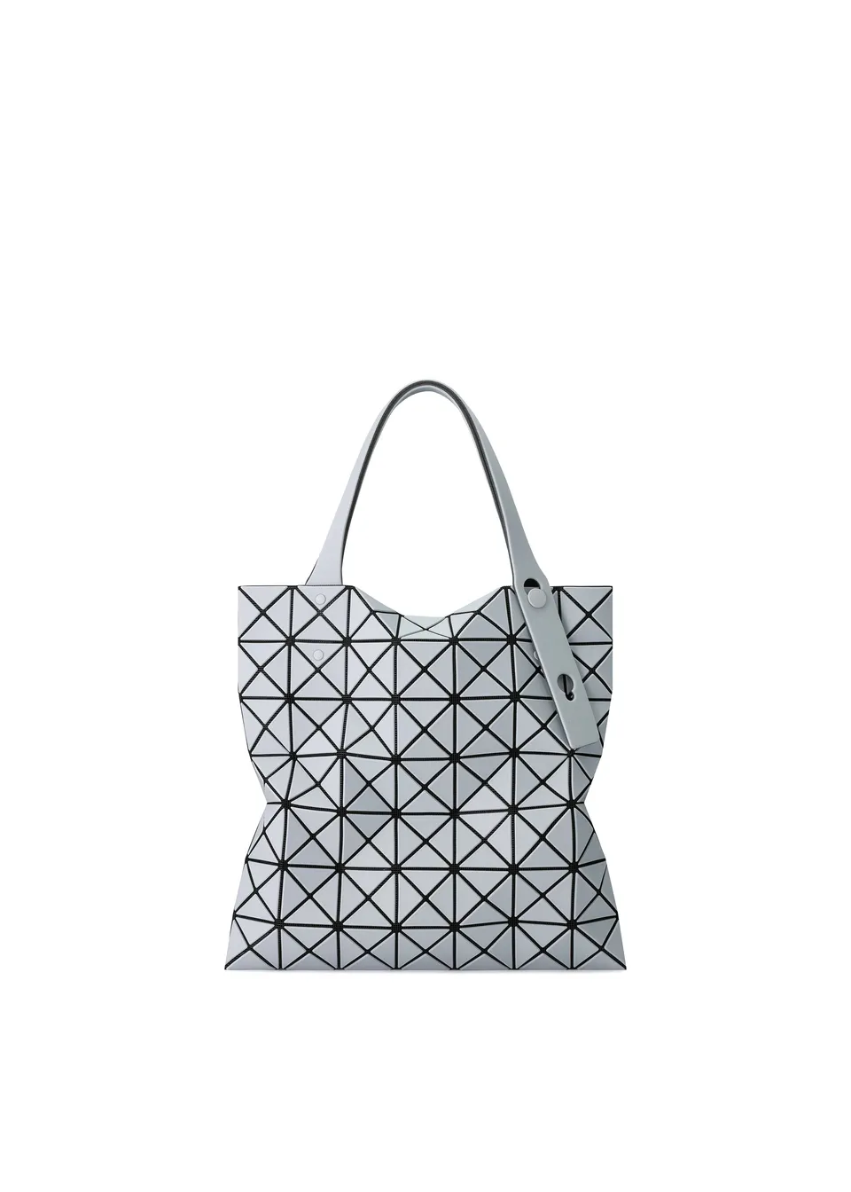 Issey Miyake Prism Frost tote šedá matná