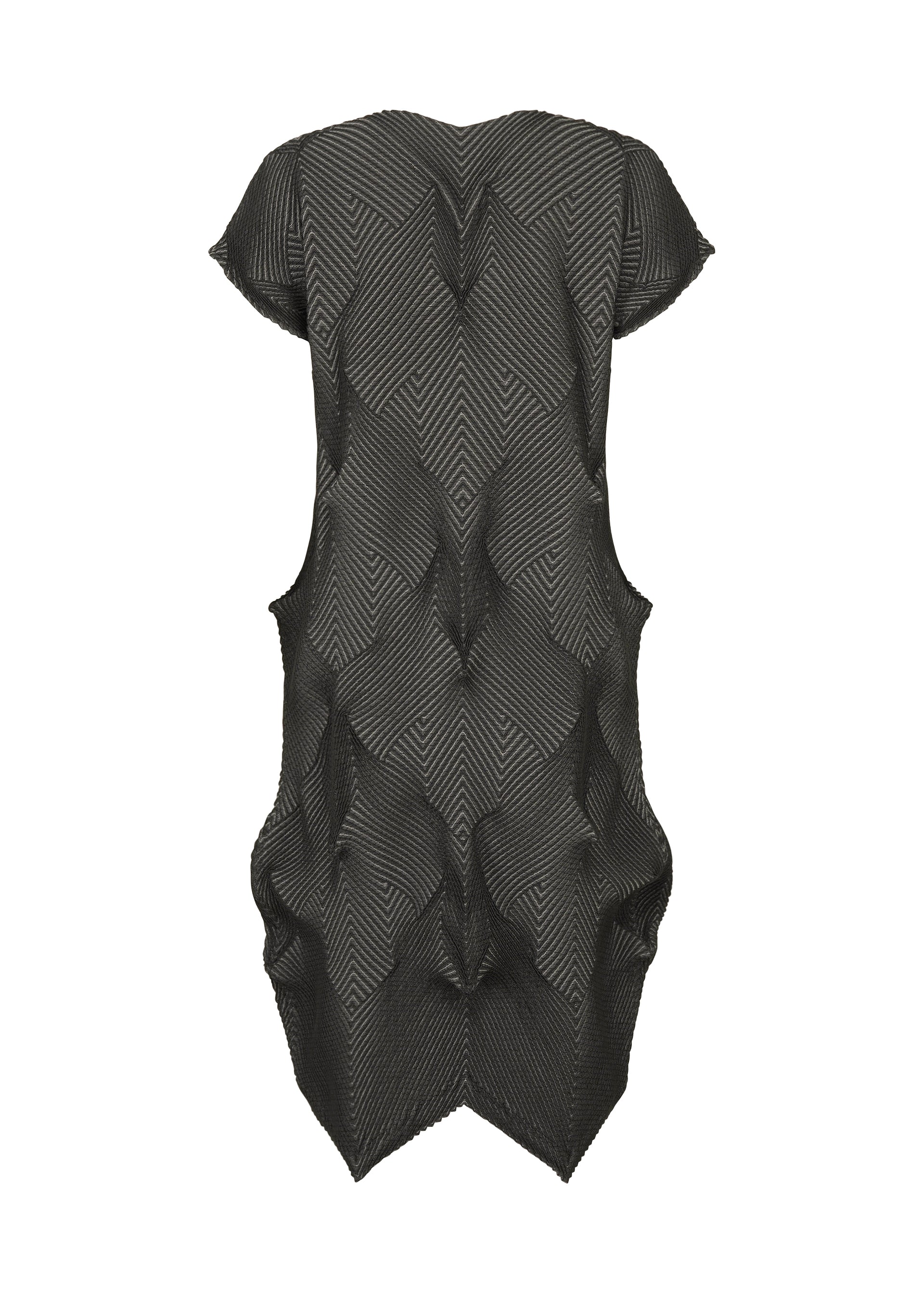 Issey Miyake Type-O 010-1 šaty šedé plisované vel. 1