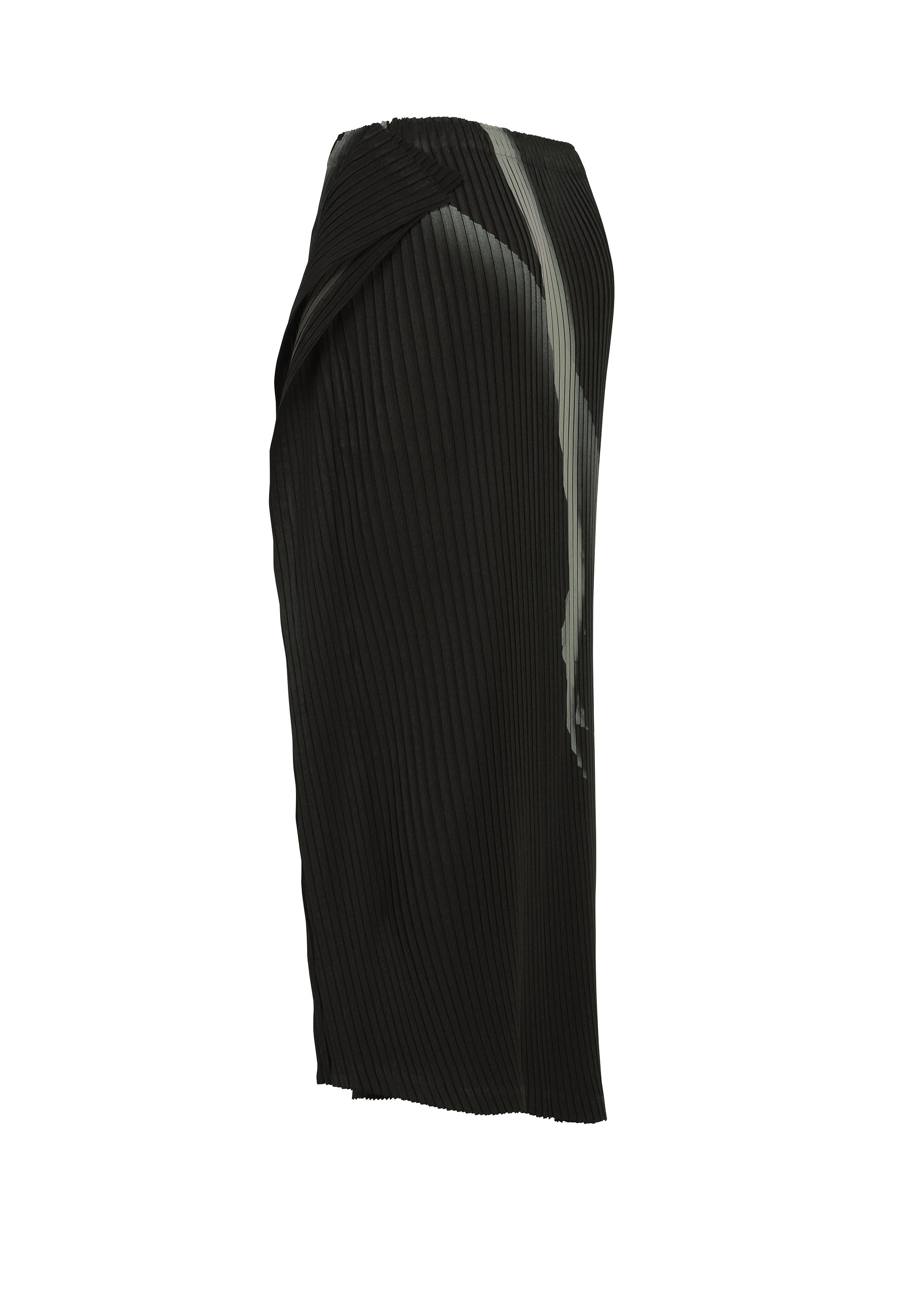 Issey Miyake Hands of Lover sukně Black-hued plisovaná