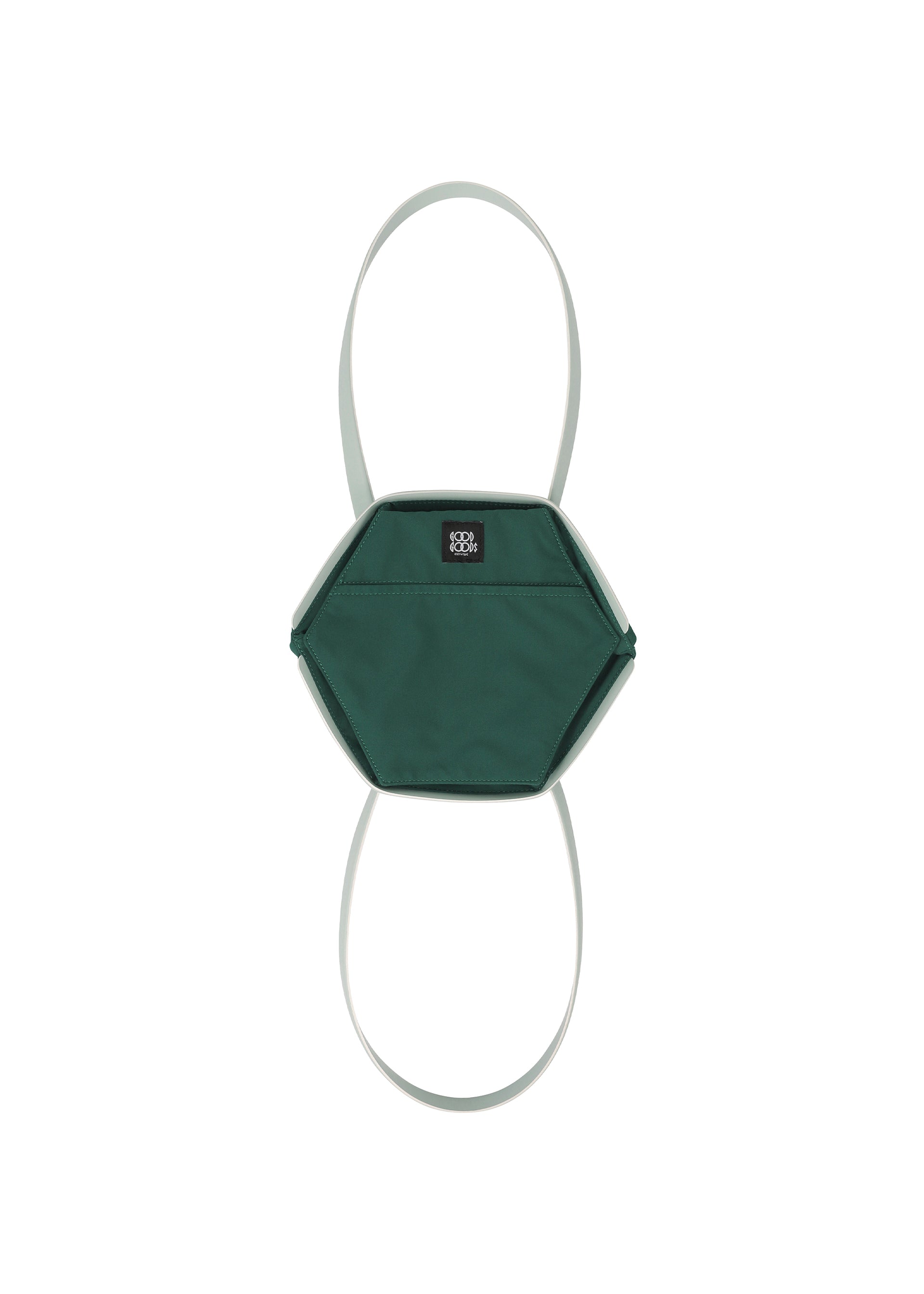 Issey Miyake Frame tote kabelka off white samonosná