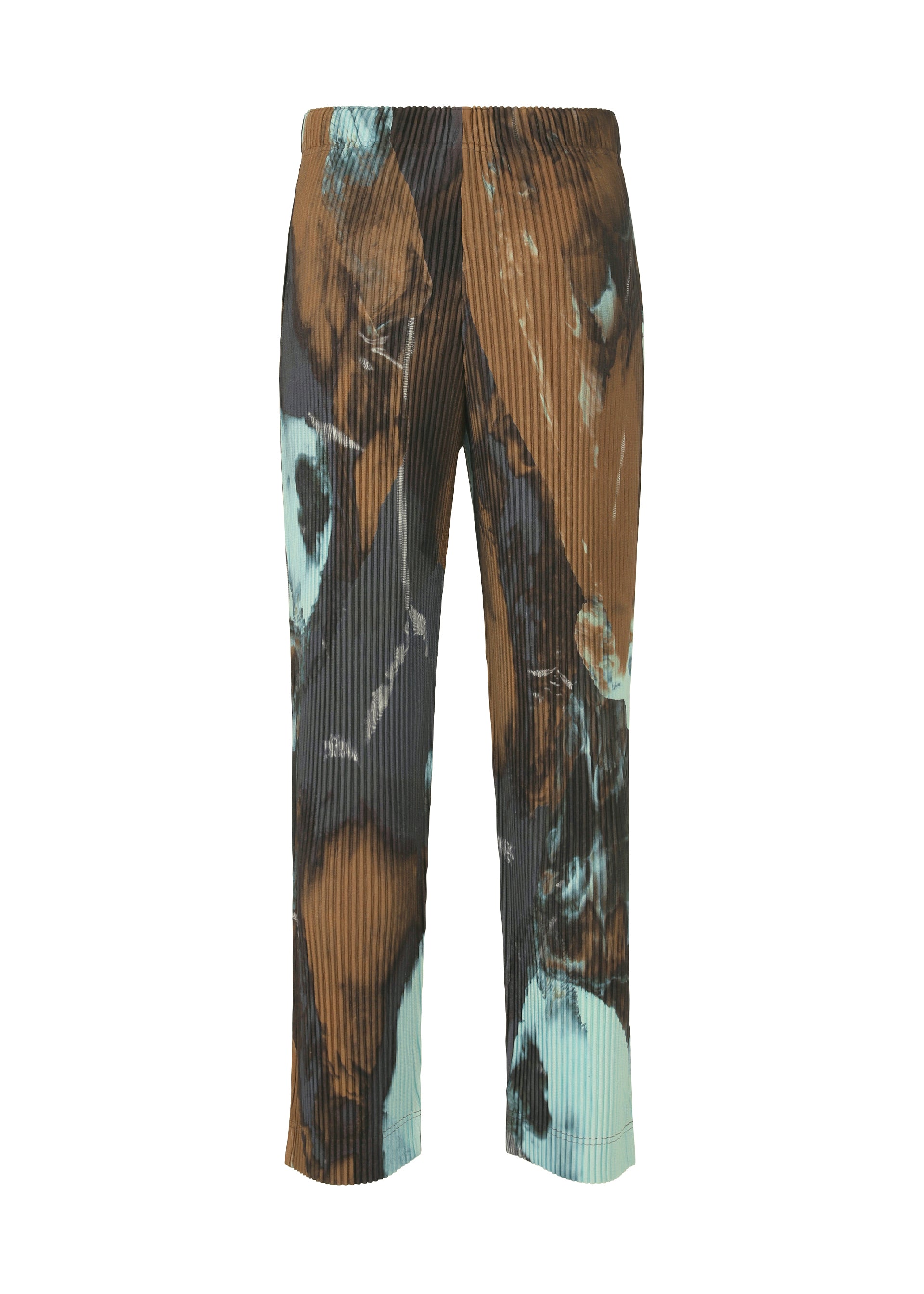 Issey Miyake Homme Plissé Agate kalhoty Orange Beige