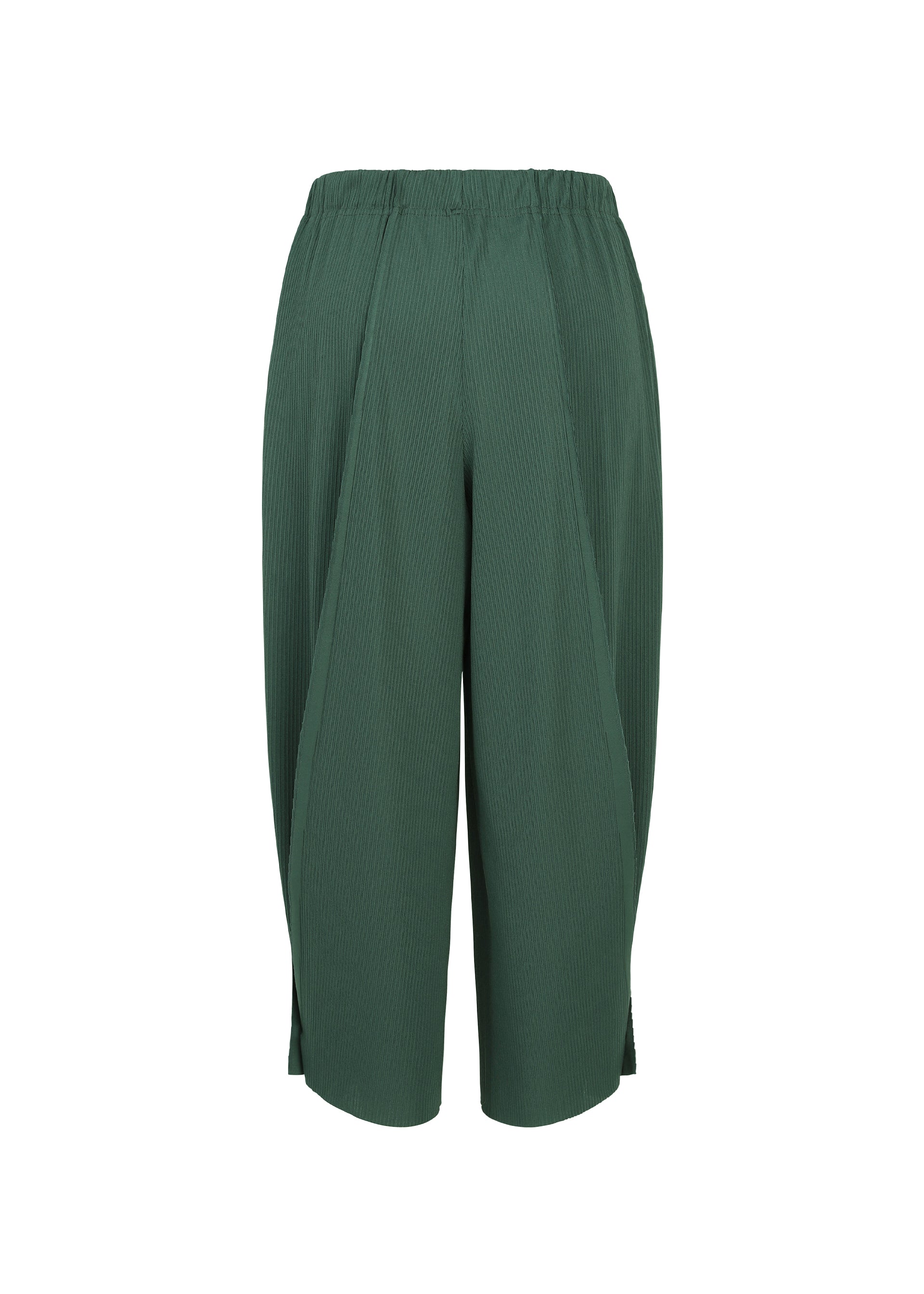 Issey Miyake A-POC Bottoms kalhoty černé 2v1 silueta