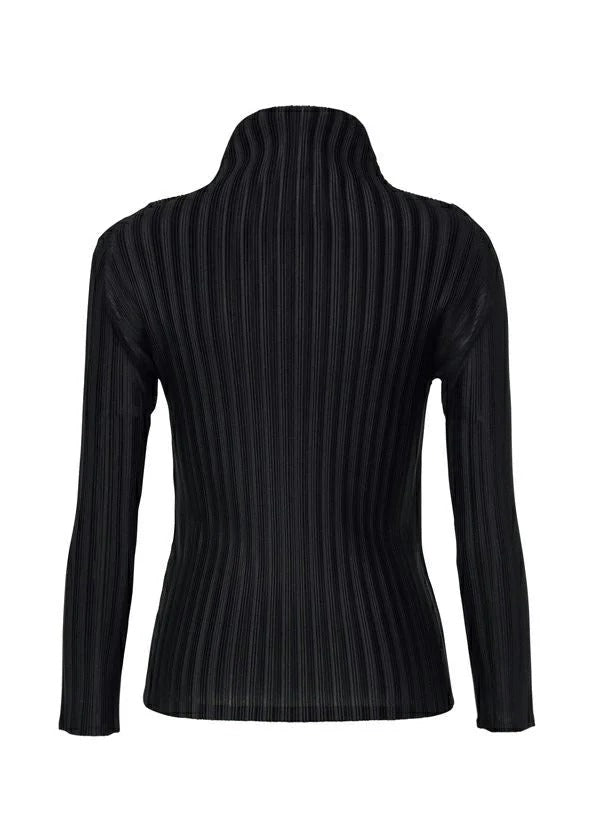 Issey Miyake Rib Pleats Basics top černý vel. 3 rolák