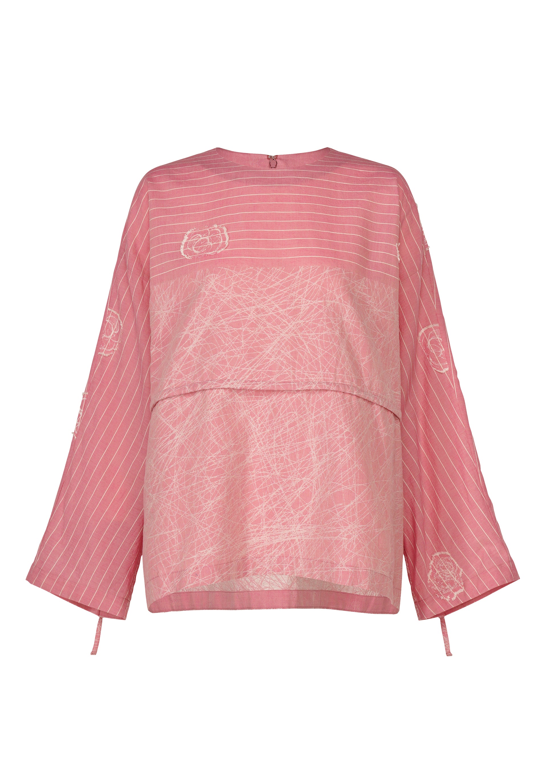 Issey Miyake One Stroke Draw top černý žakár vel. 2