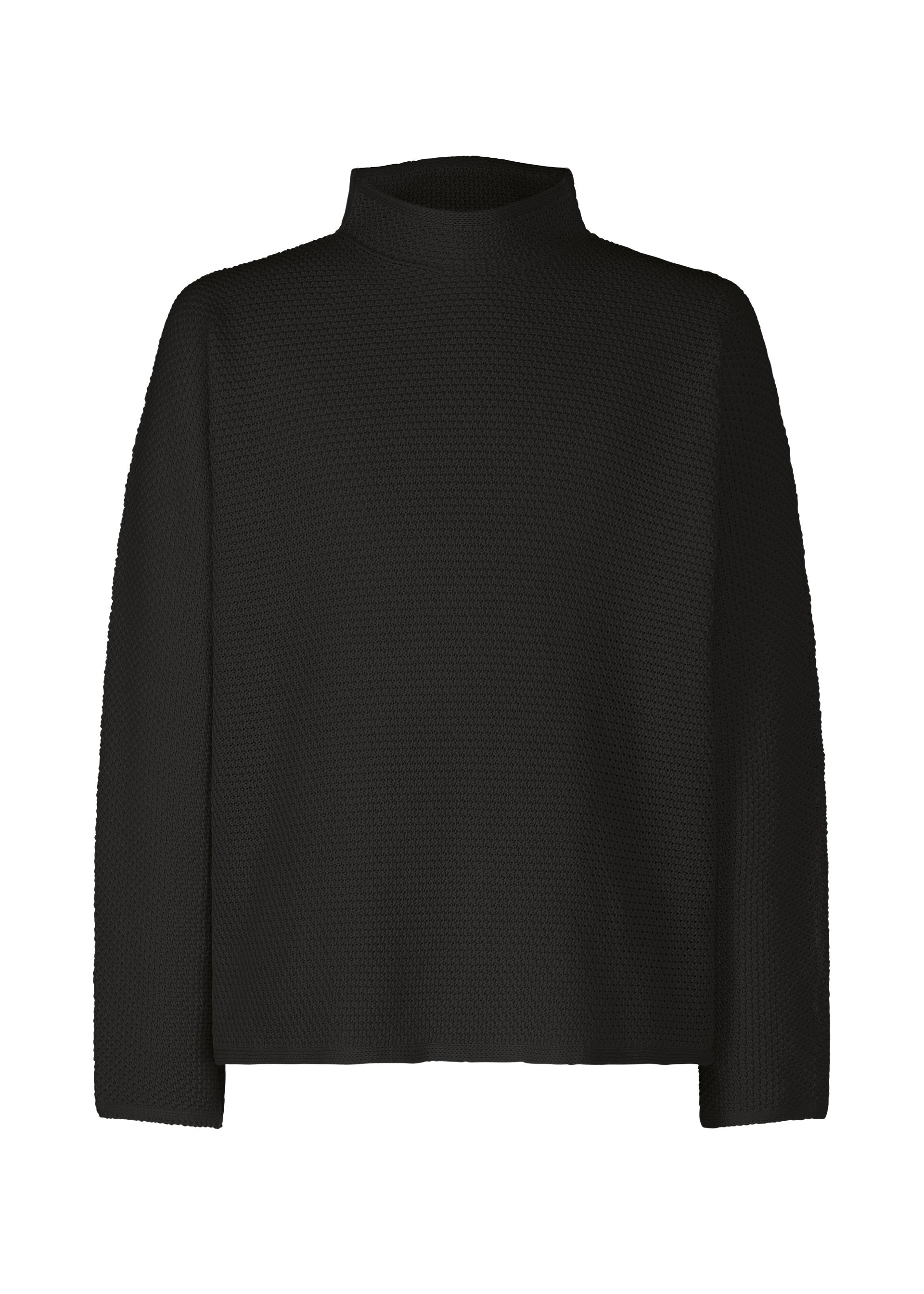 Issey Miyake Rustic Knit svetr modro-bílý