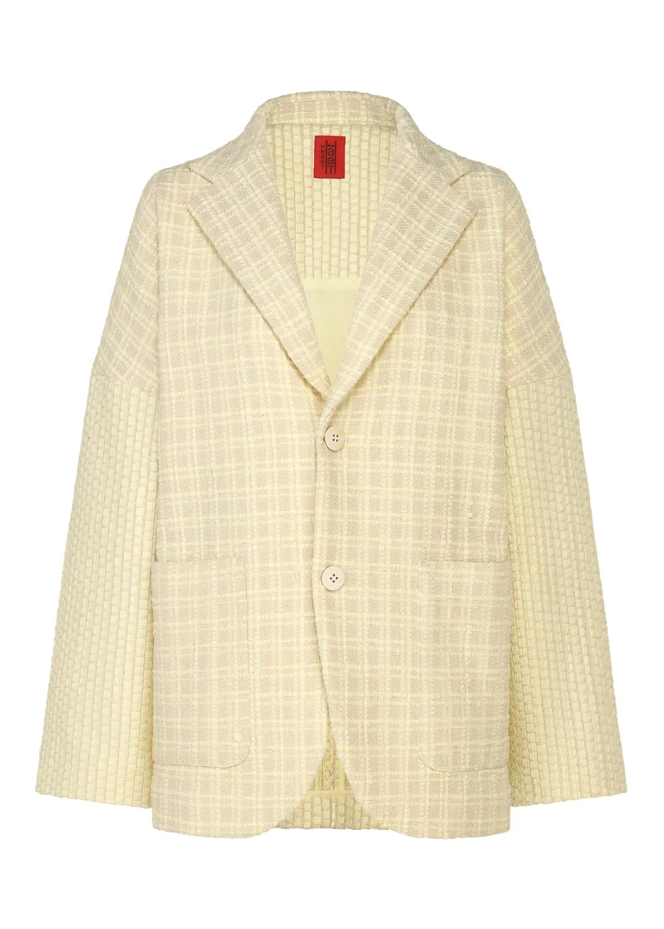 Issey Miyake Sakiori HA63301 bunda ivory vel. 2 tkaná