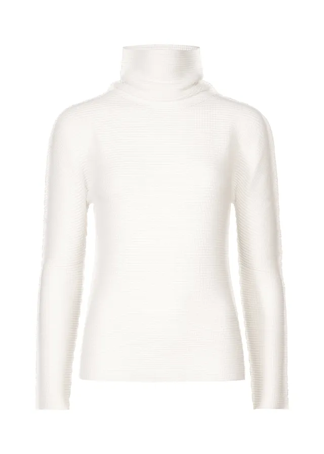 Issey Miyake Knit Stretch Pleats top černý rolák